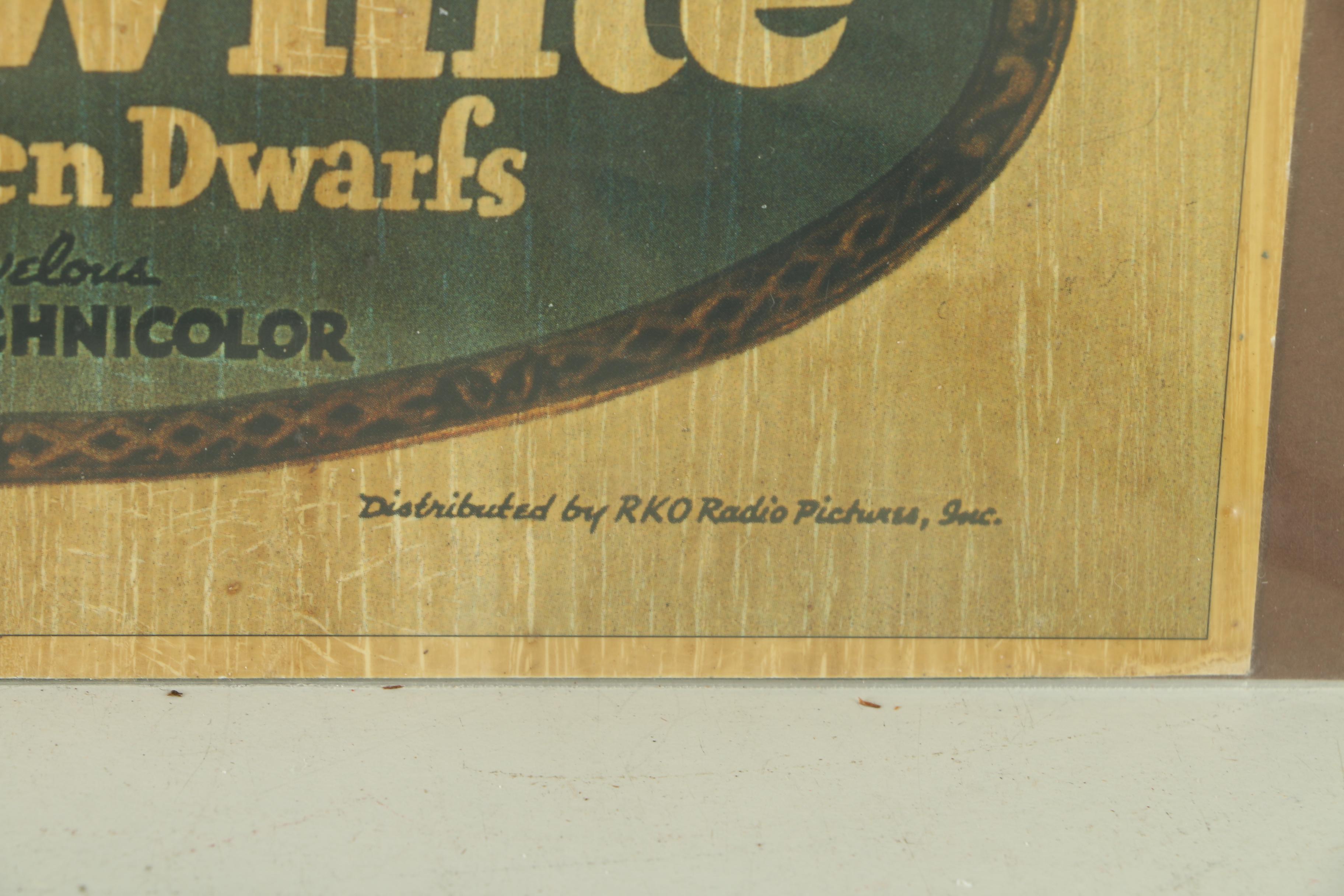 Walt Disney's "Snow White and the Seven Dwarfs" Production Prints