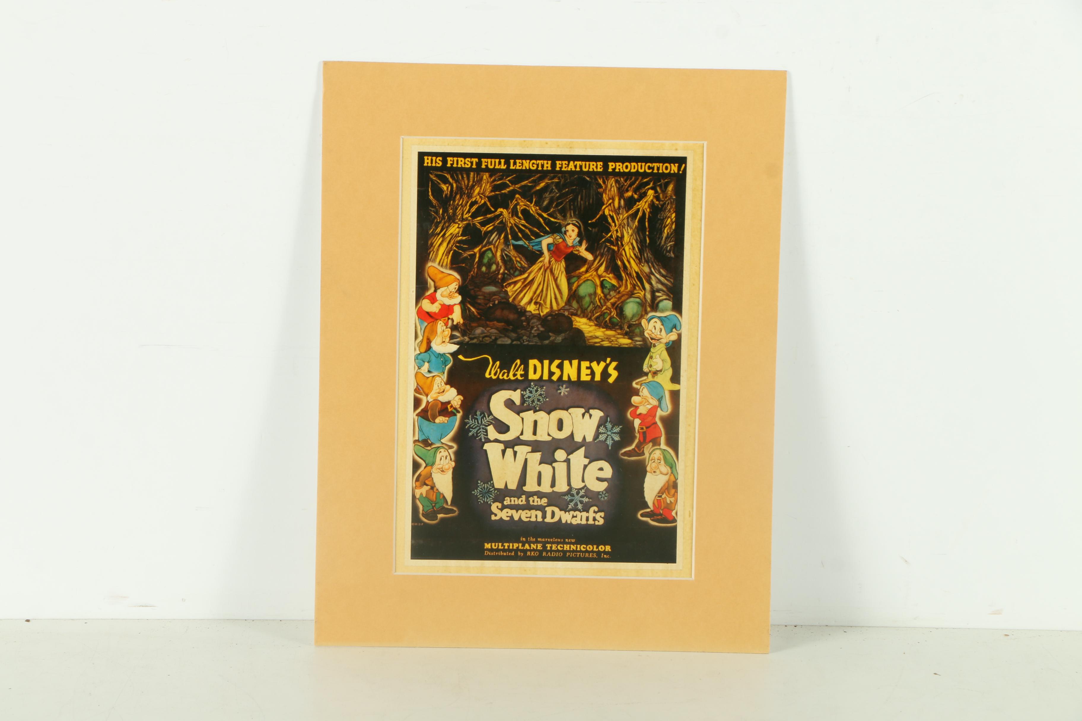 Walt Disney's "Snow White and the Seven Dwarfs" Production Prints