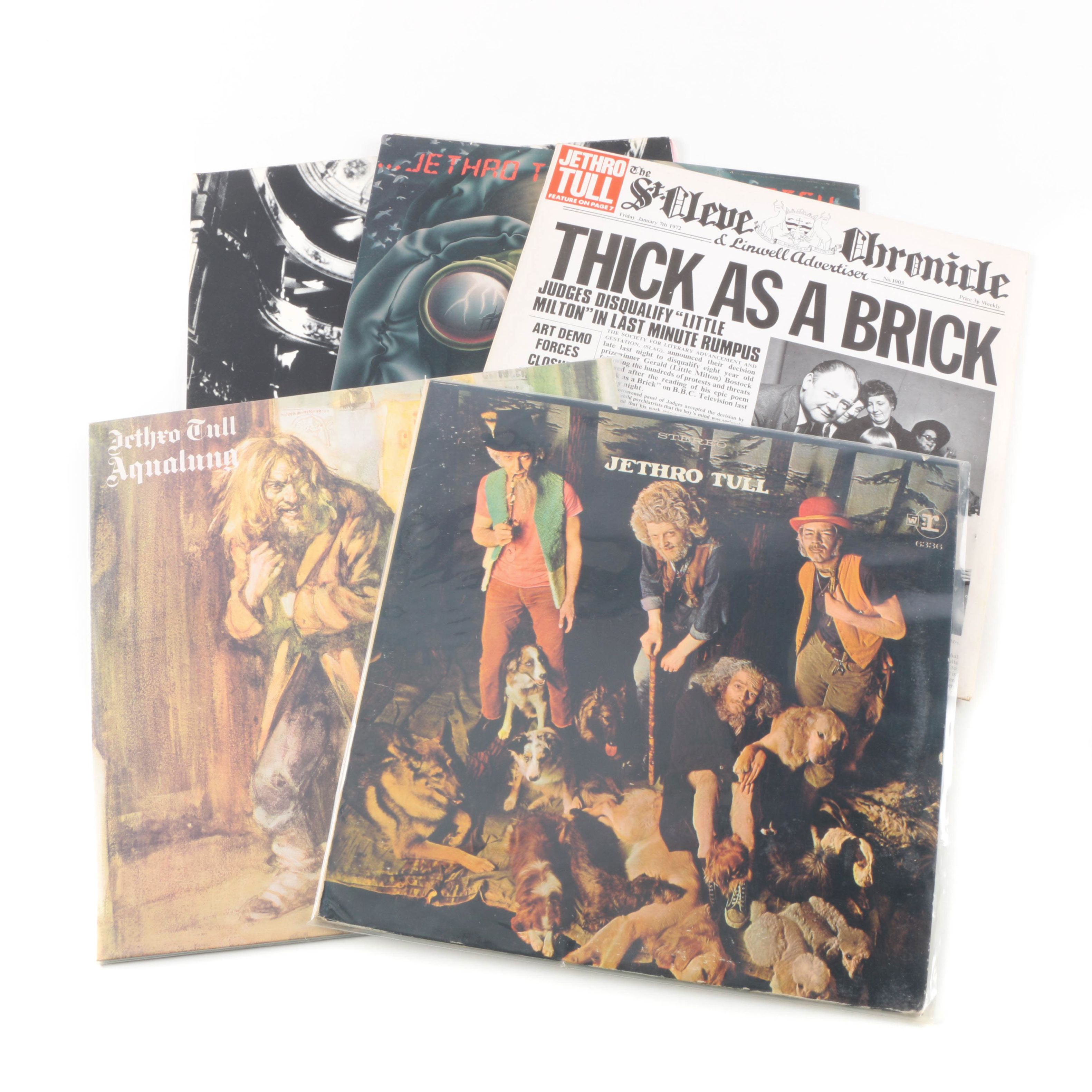 Jethro Tull LPs Including "Thick as a Brick"