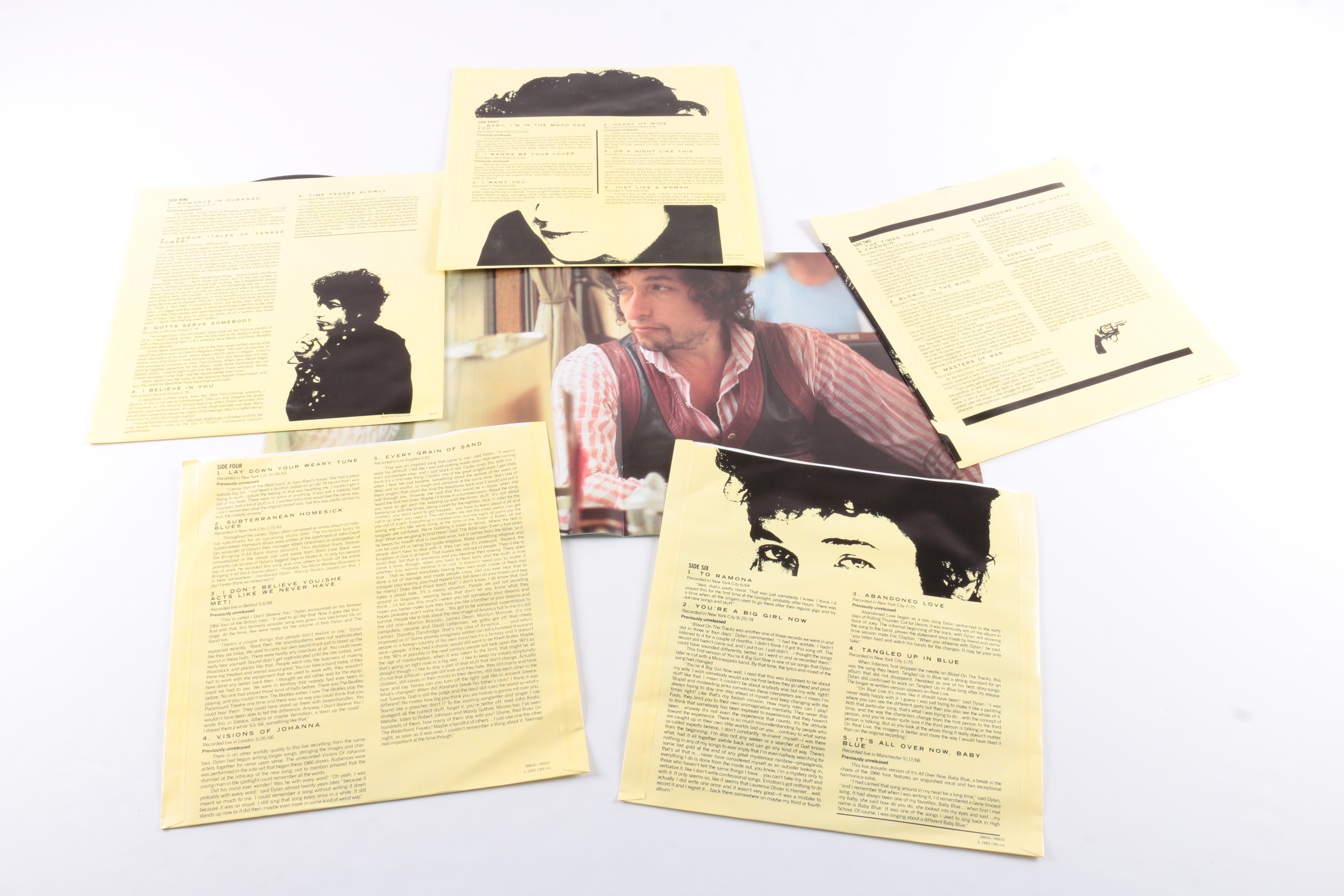 Bob Dylan Box Set and LPs Including "Hard Rain"