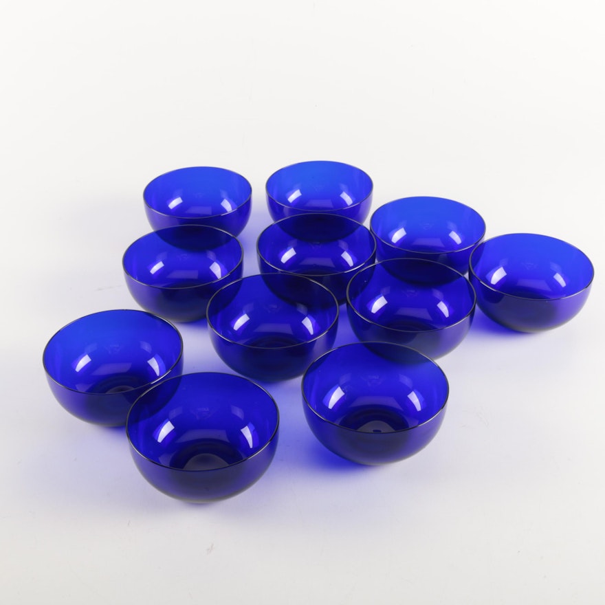 Cobalt Blue Glass Bowls