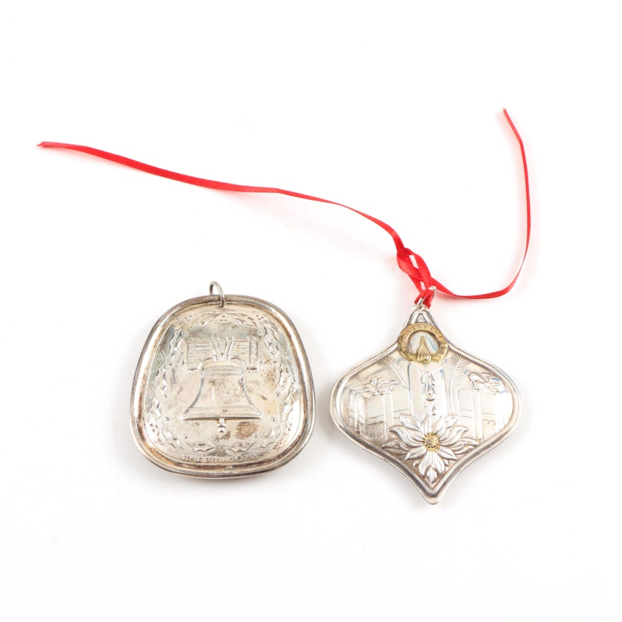 Towle Sterling Silver Christmas Ornaments