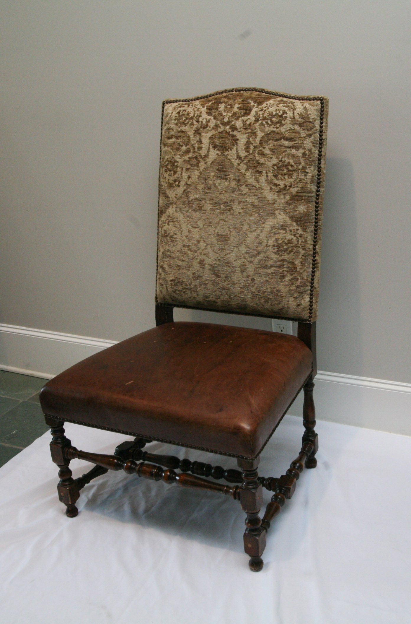 Eight Louis XIV Style Dining Chairs