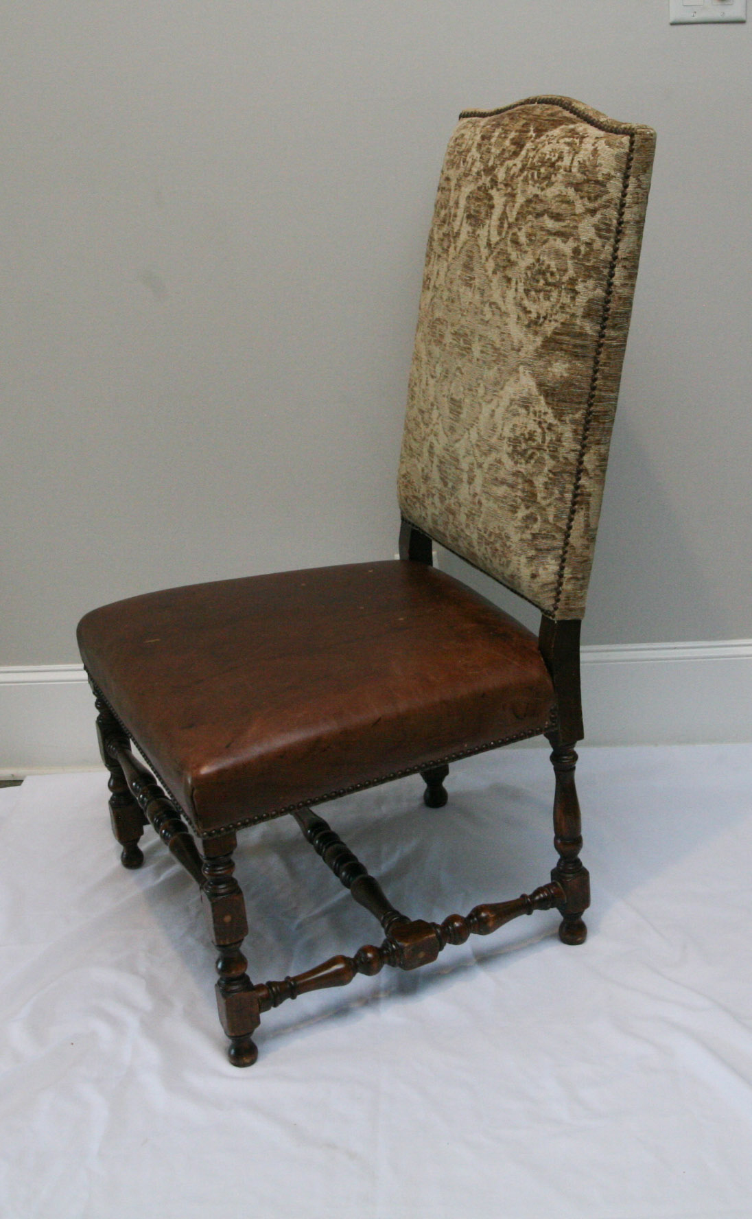 Eight Louis XIV Style Dining Chairs