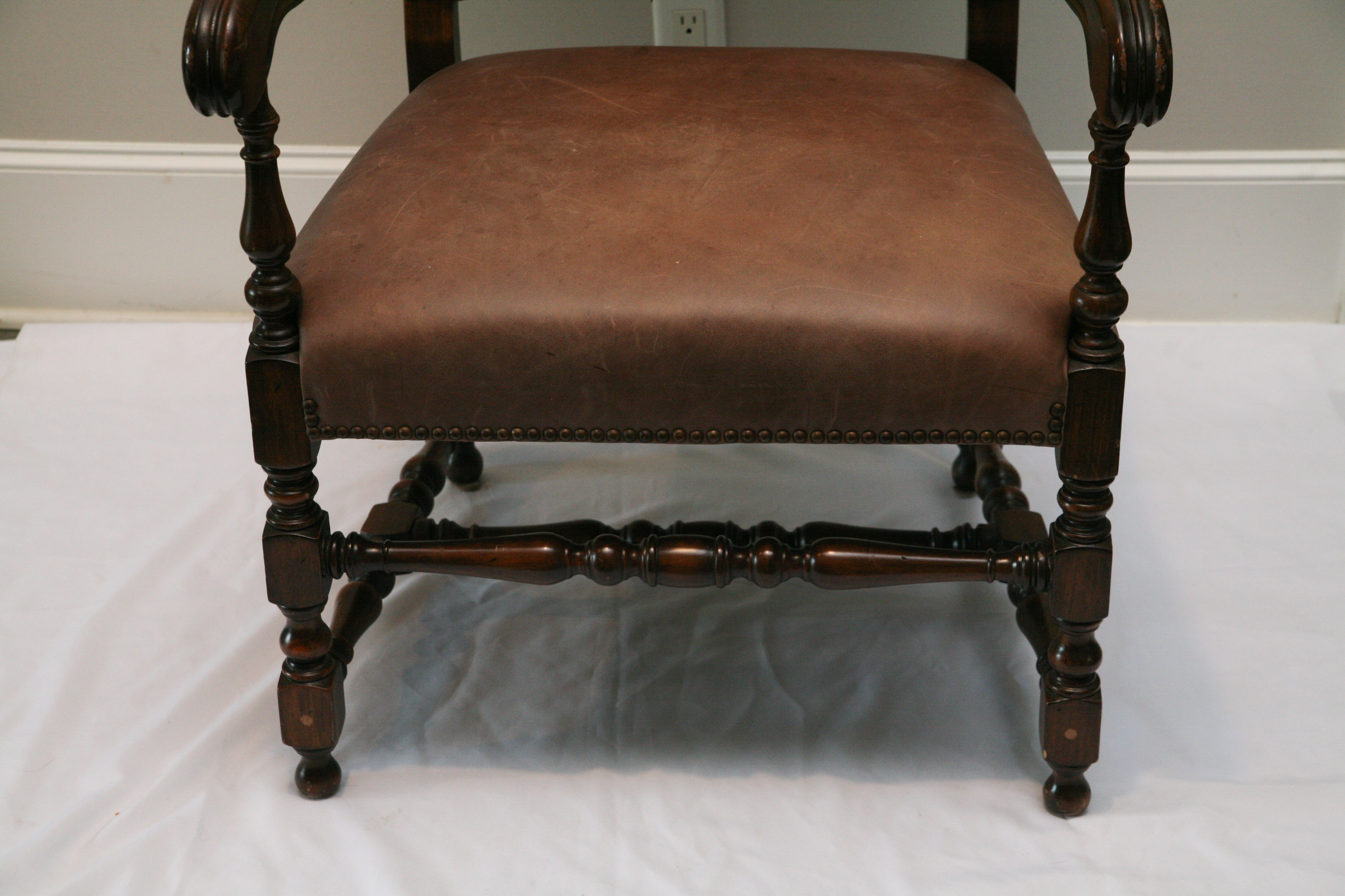 Eight Louis XIV Style Dining Chairs