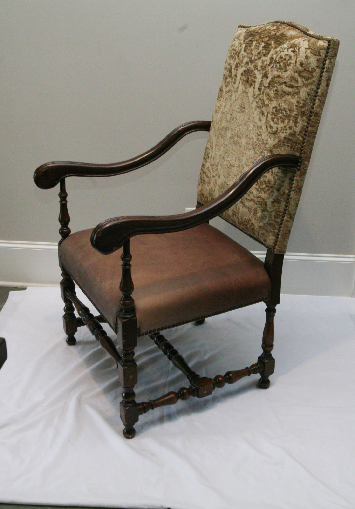 Eight Louis XIV Style Dining Chairs