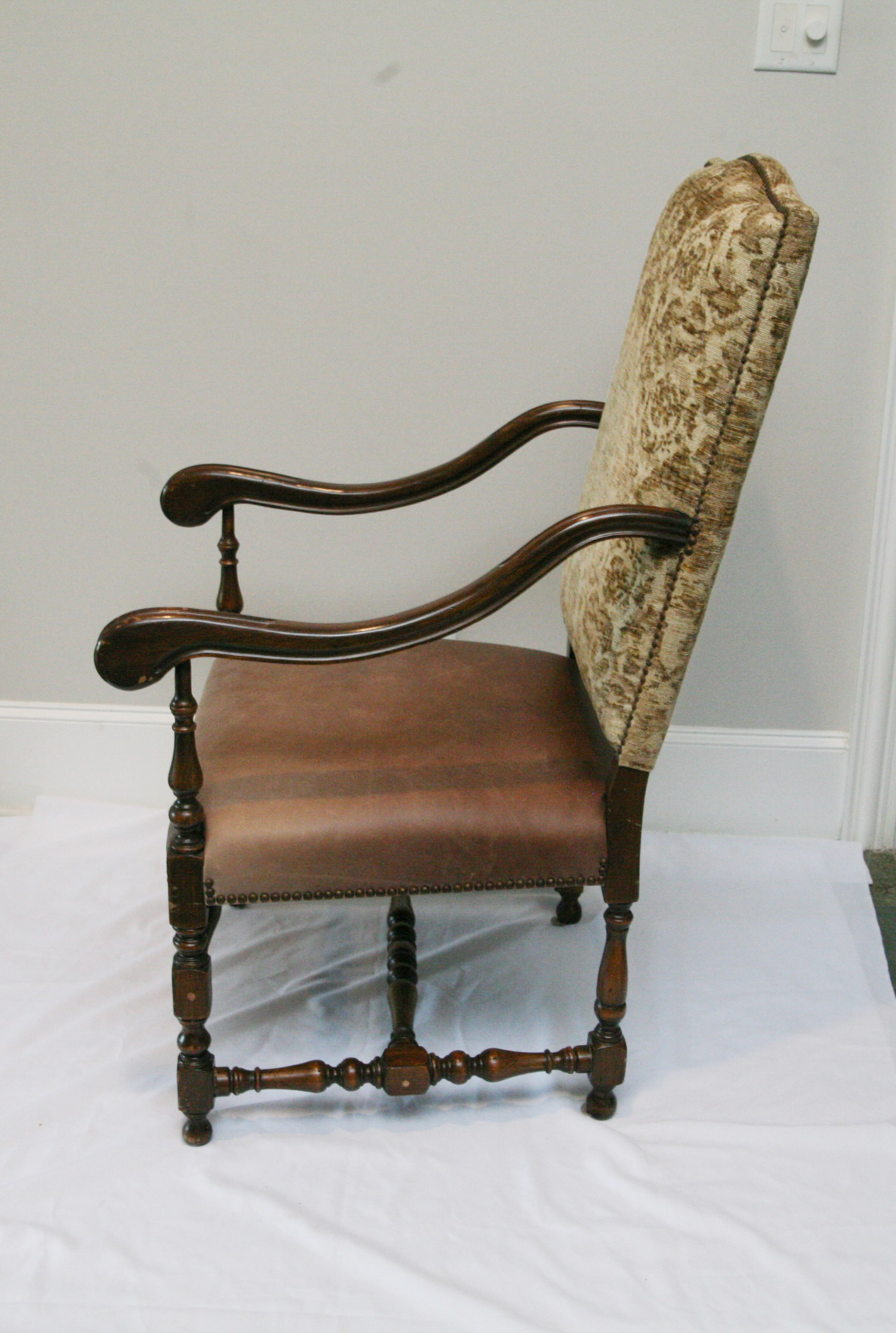 Eight Louis XIV Style Dining Chairs