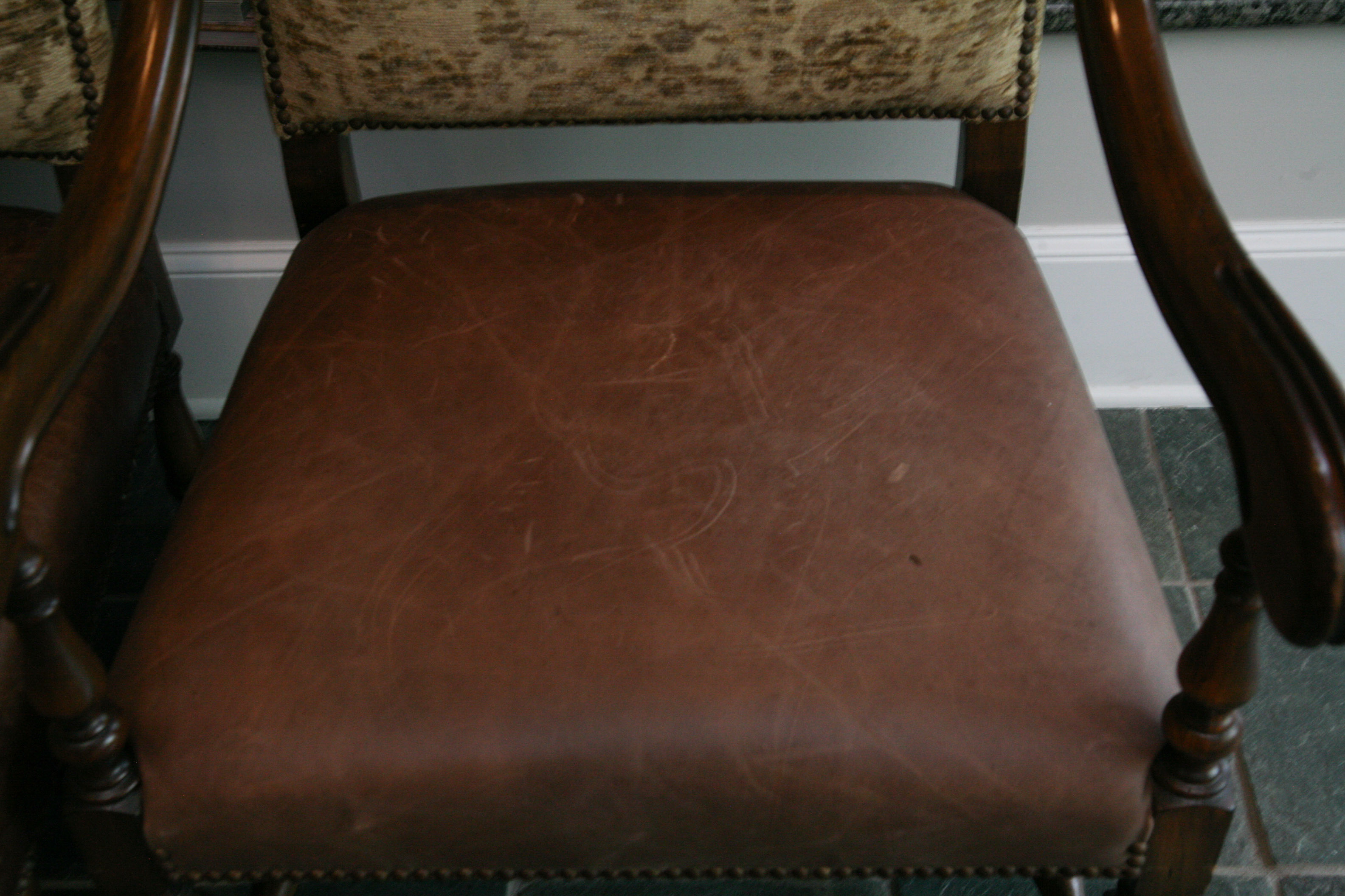 Eight Louis XIV Style Dining Chairs