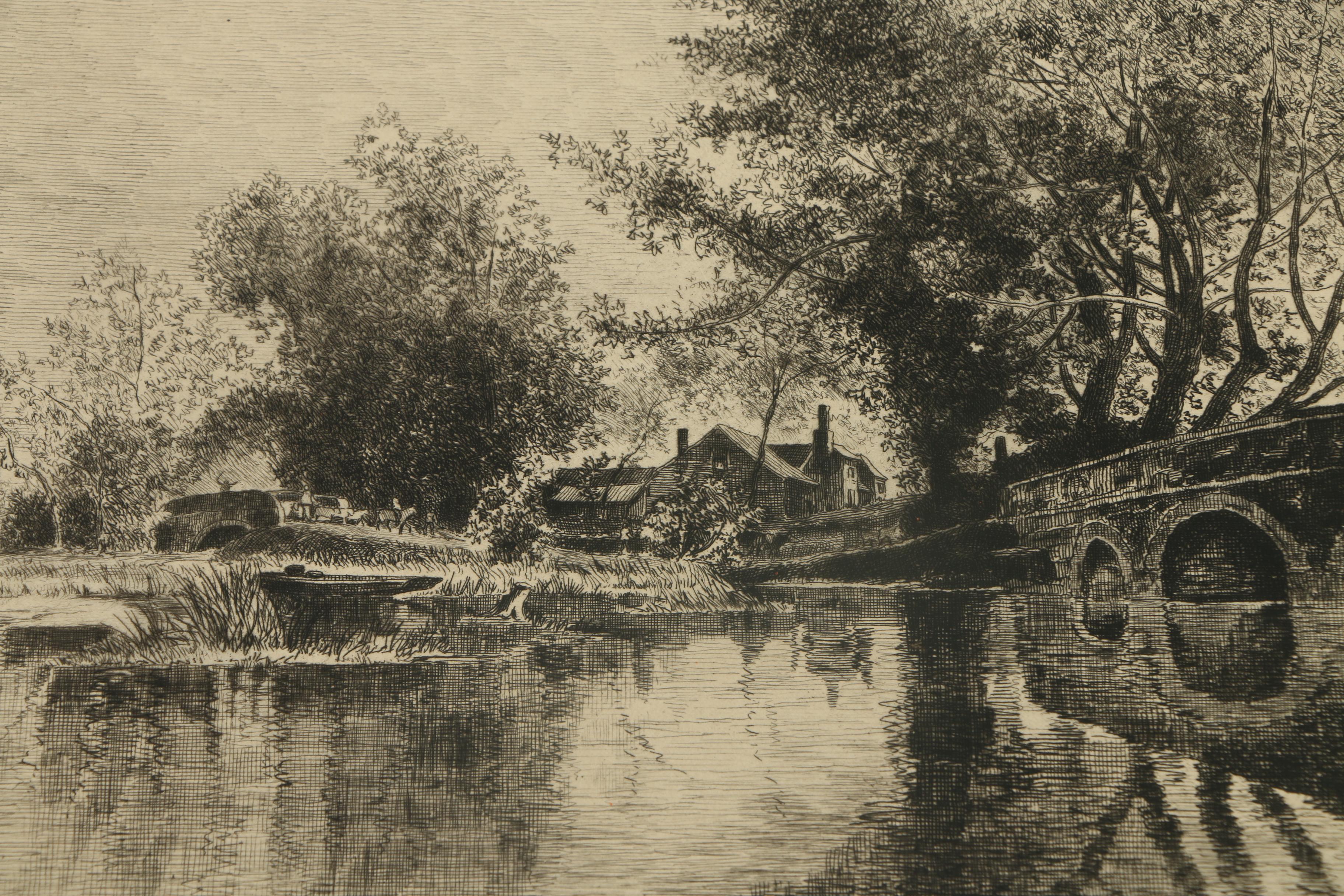 Etching on Paper After George Emerick Essig