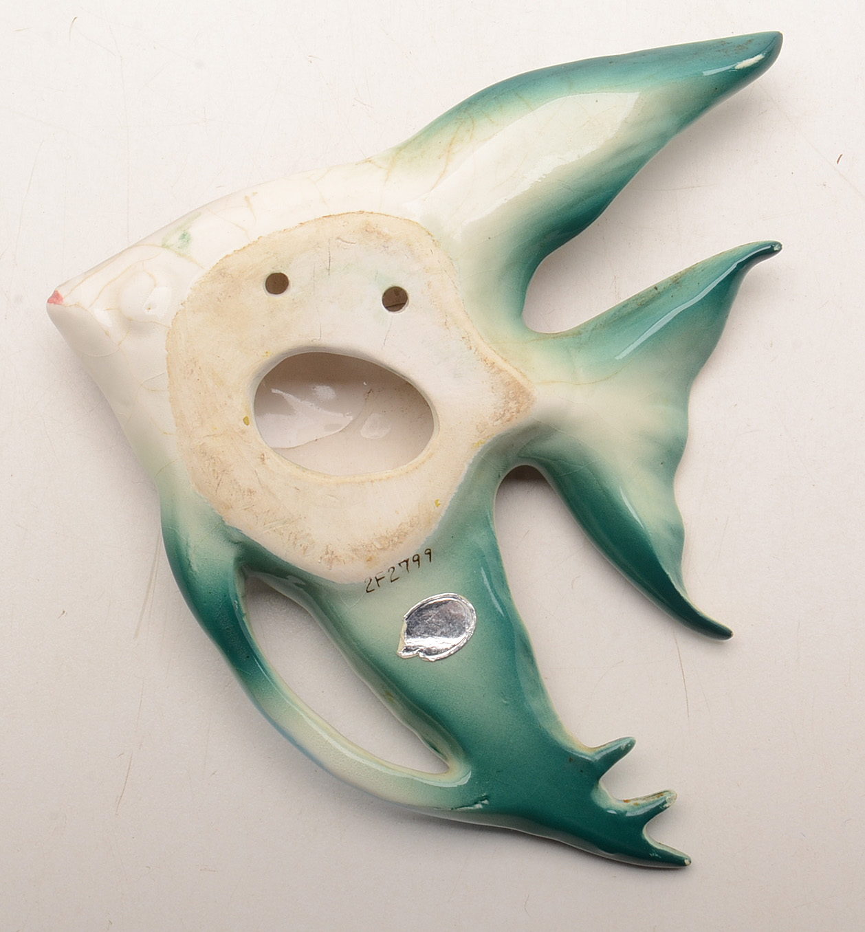 Set of Vintage Lefton Angel Fish Wall Hangings