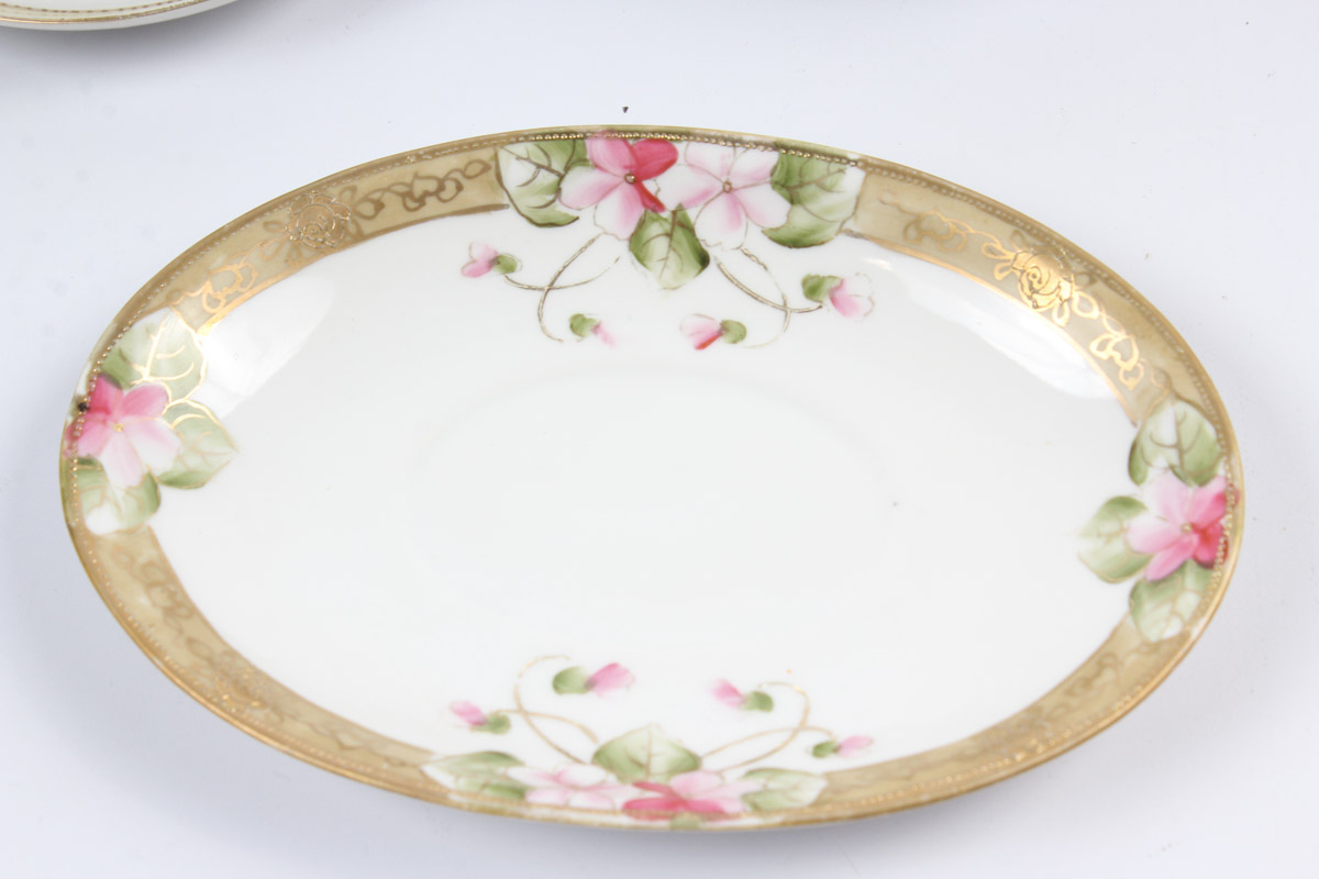 Arts and Crafts Hand Painted Rosenthal China Assortment