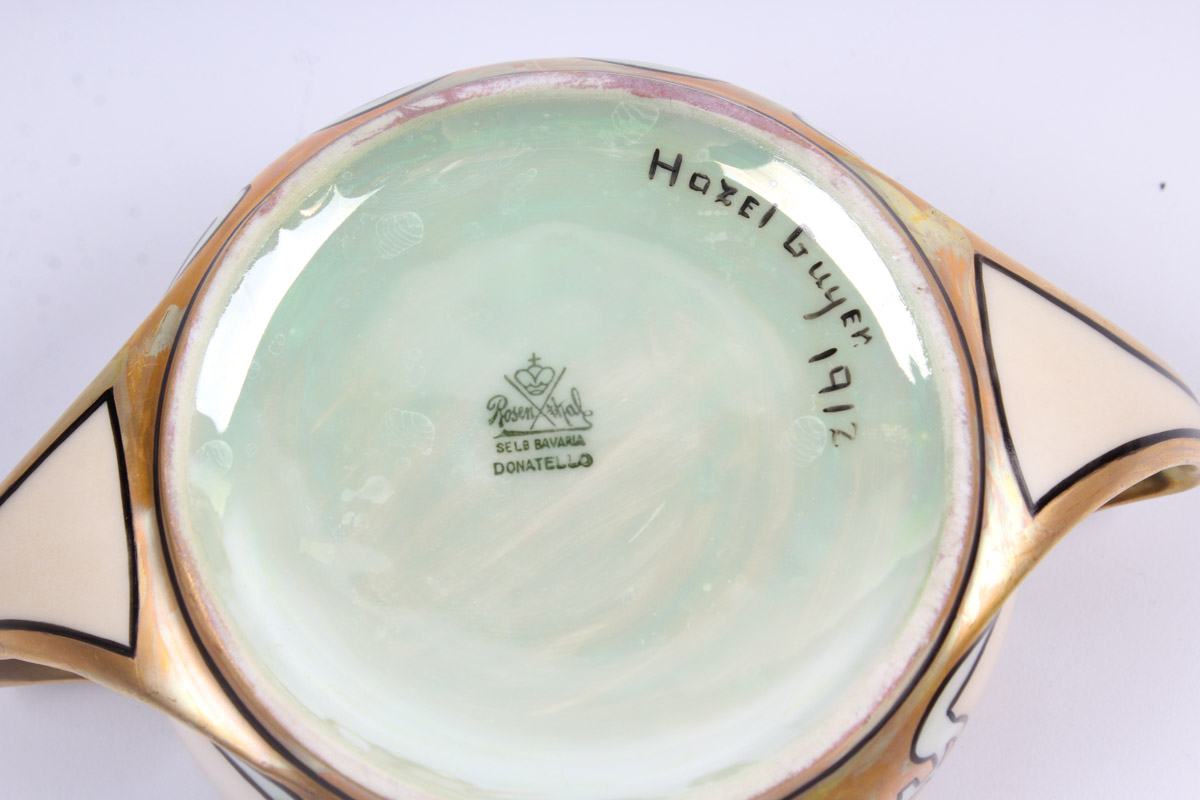 Arts and Crafts Hand Painted Rosenthal China Assortment