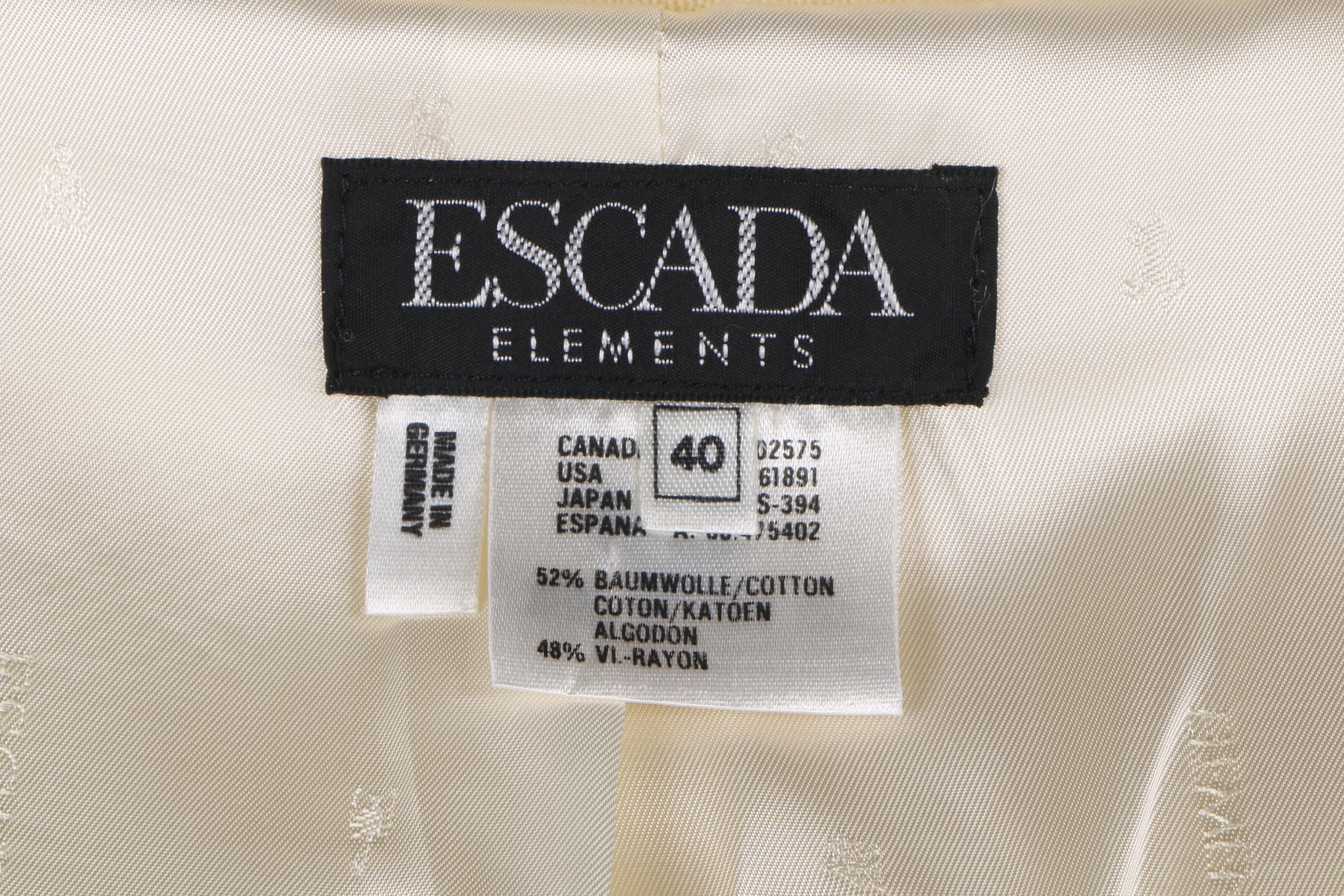 Women's Escada Skirt Suit