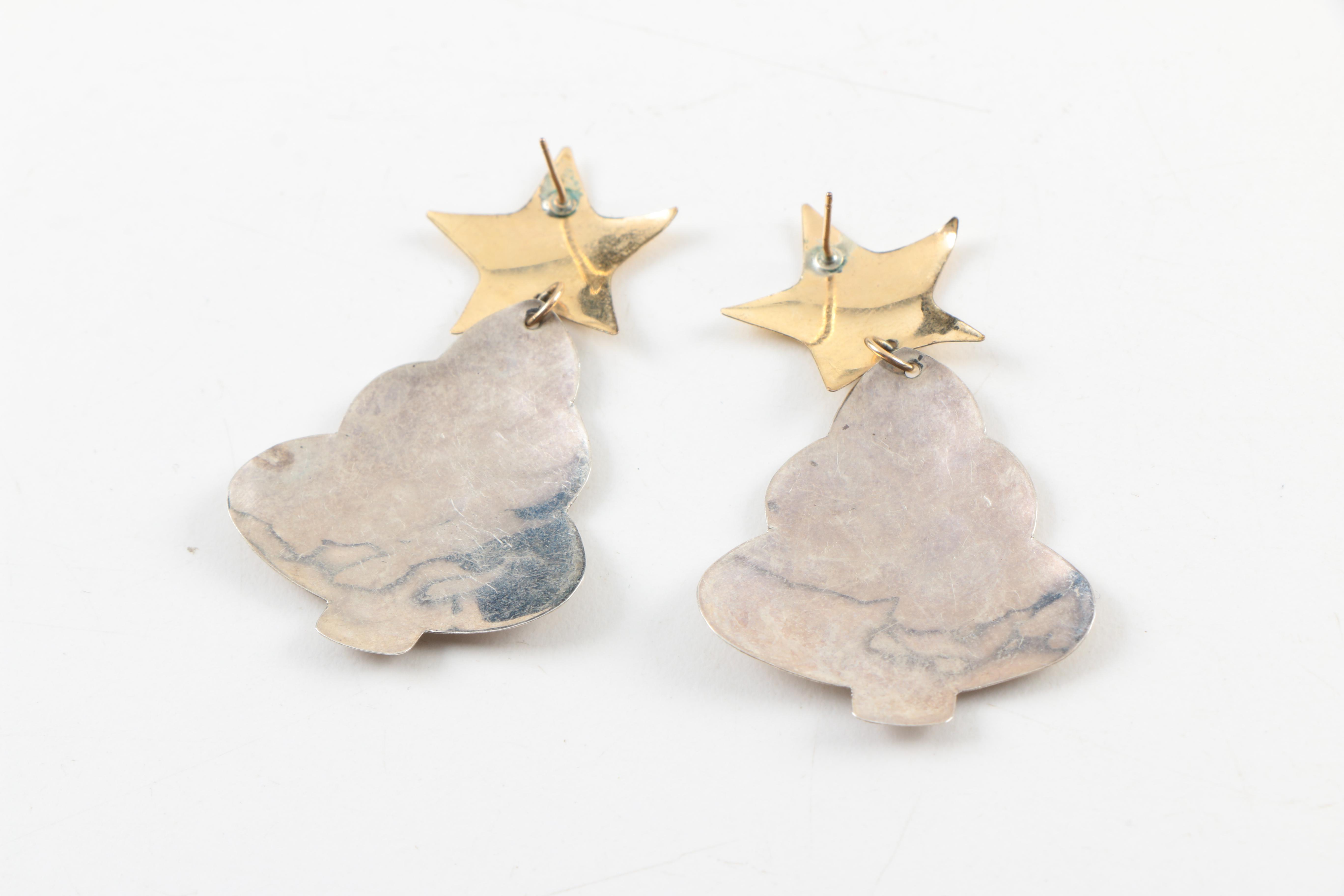 Sterling Silver Bracelet Earrings and Pendant