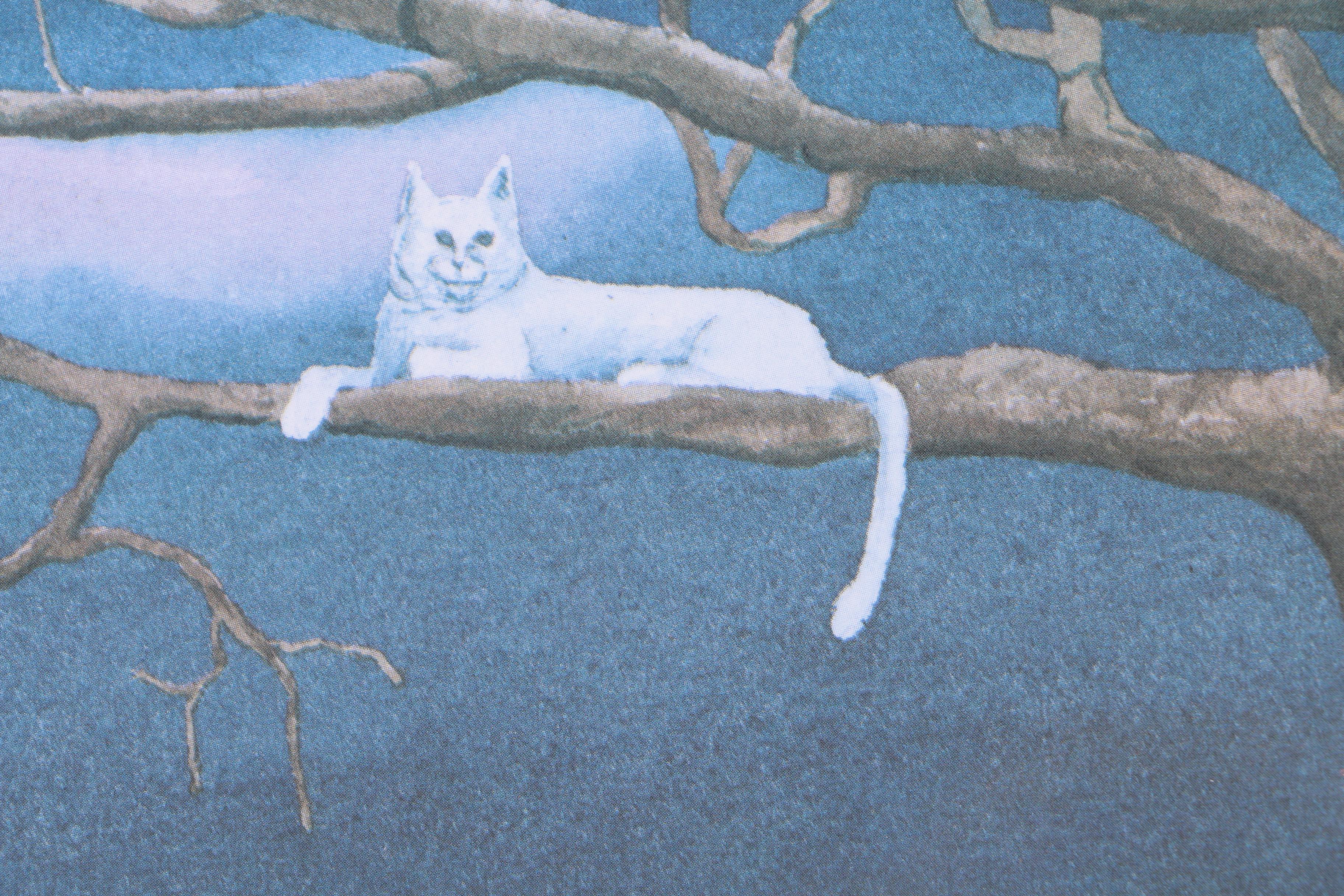 Connie Bieber Limited Edition Offset Lithograph "Sheep and Quilt"