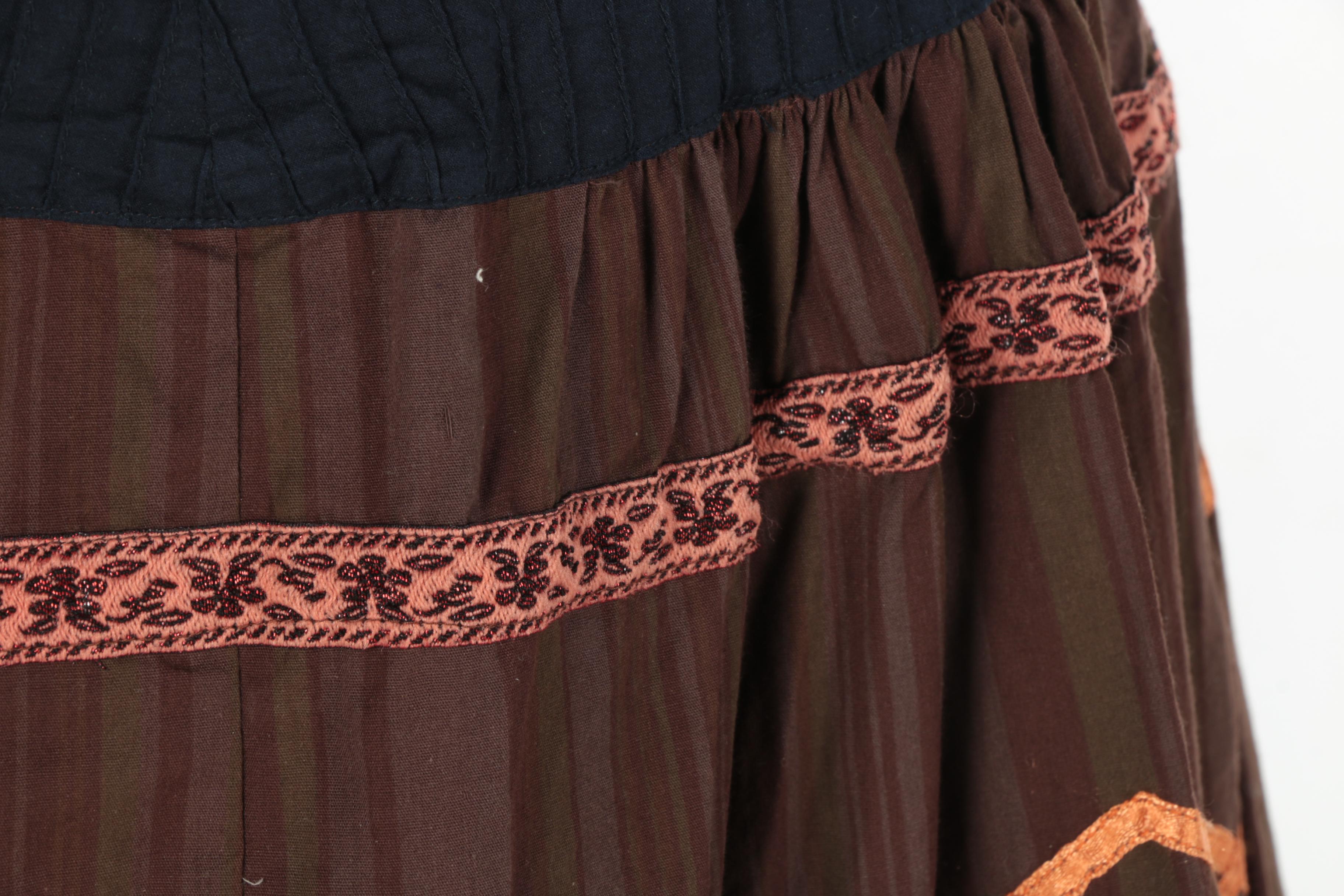 Women's Matty M Mixed Media Skirt