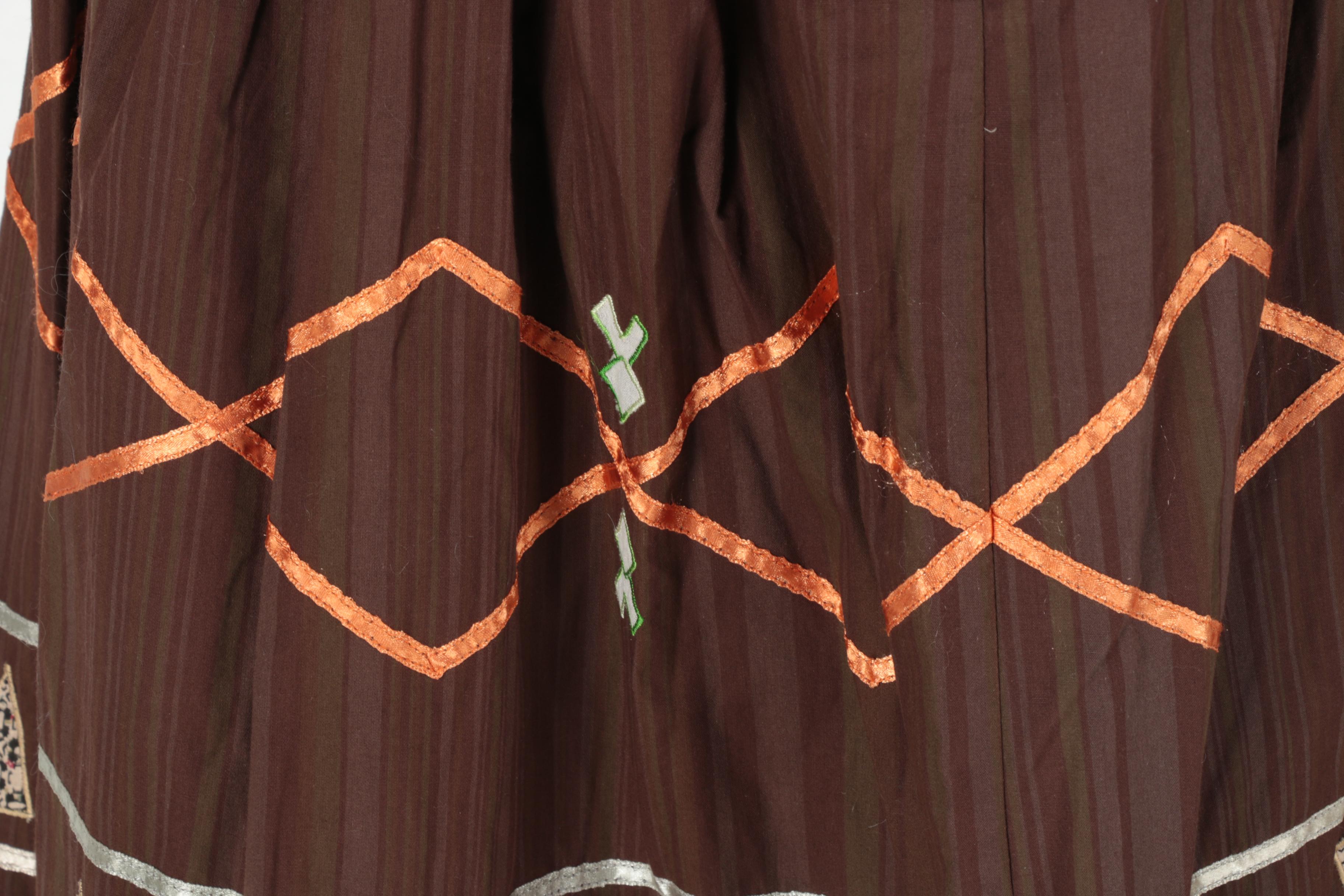 Women's Matty M Mixed Media Skirt