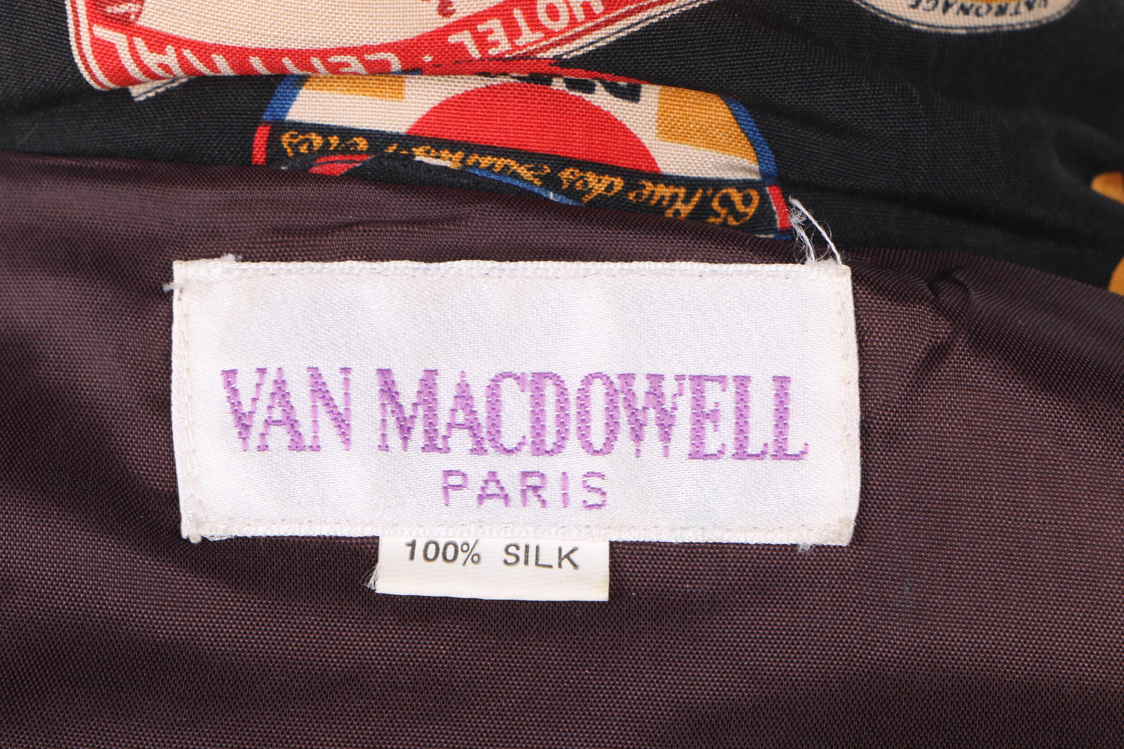 Van Macdowell Men's Silk Jacket