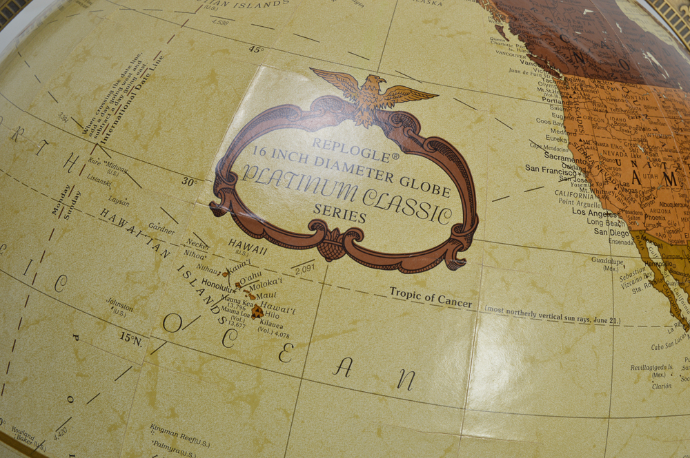 Replogle Platinum Classic Series World Globe with Floor Stand