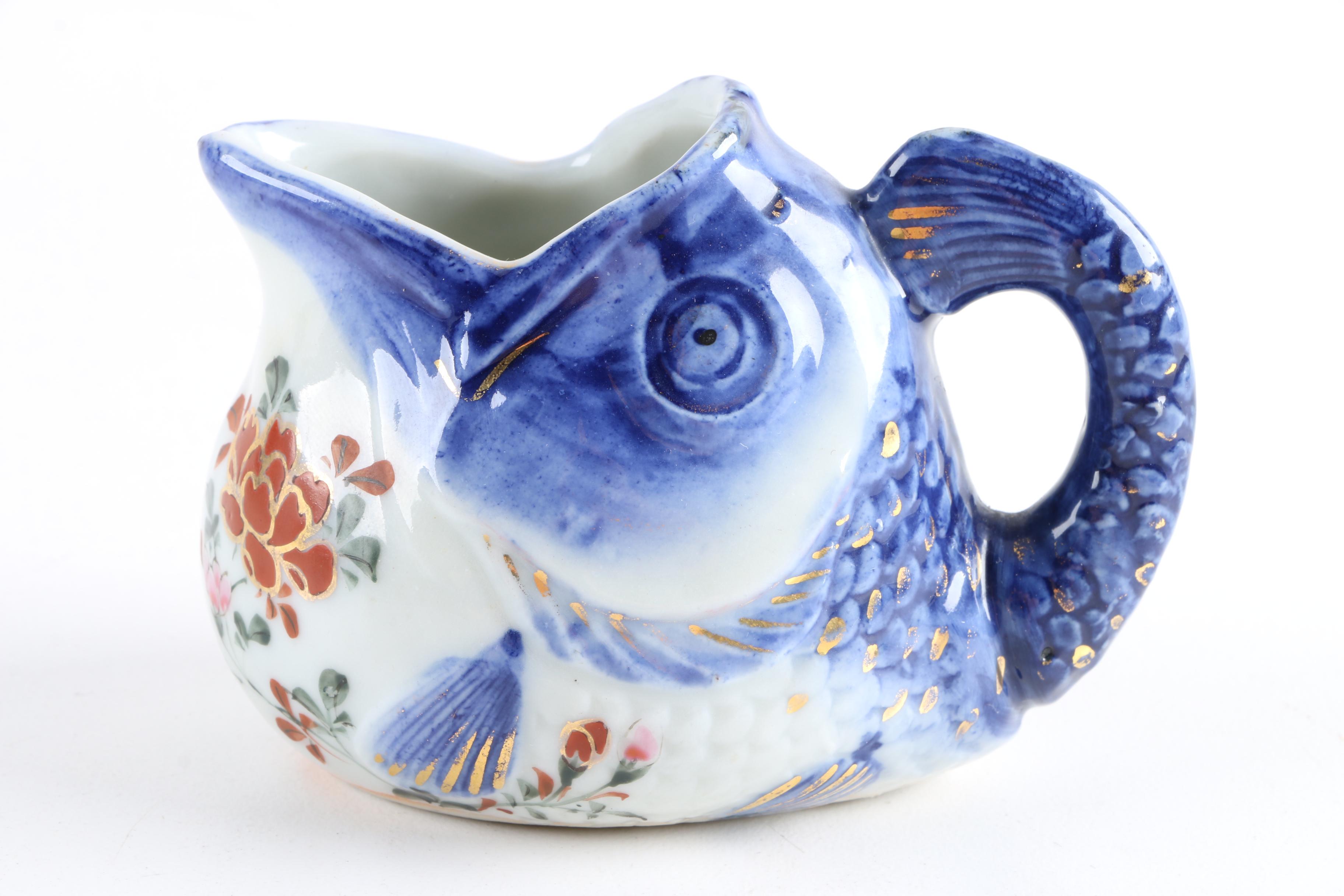 Vintage Blue and White Ceramic Tableware