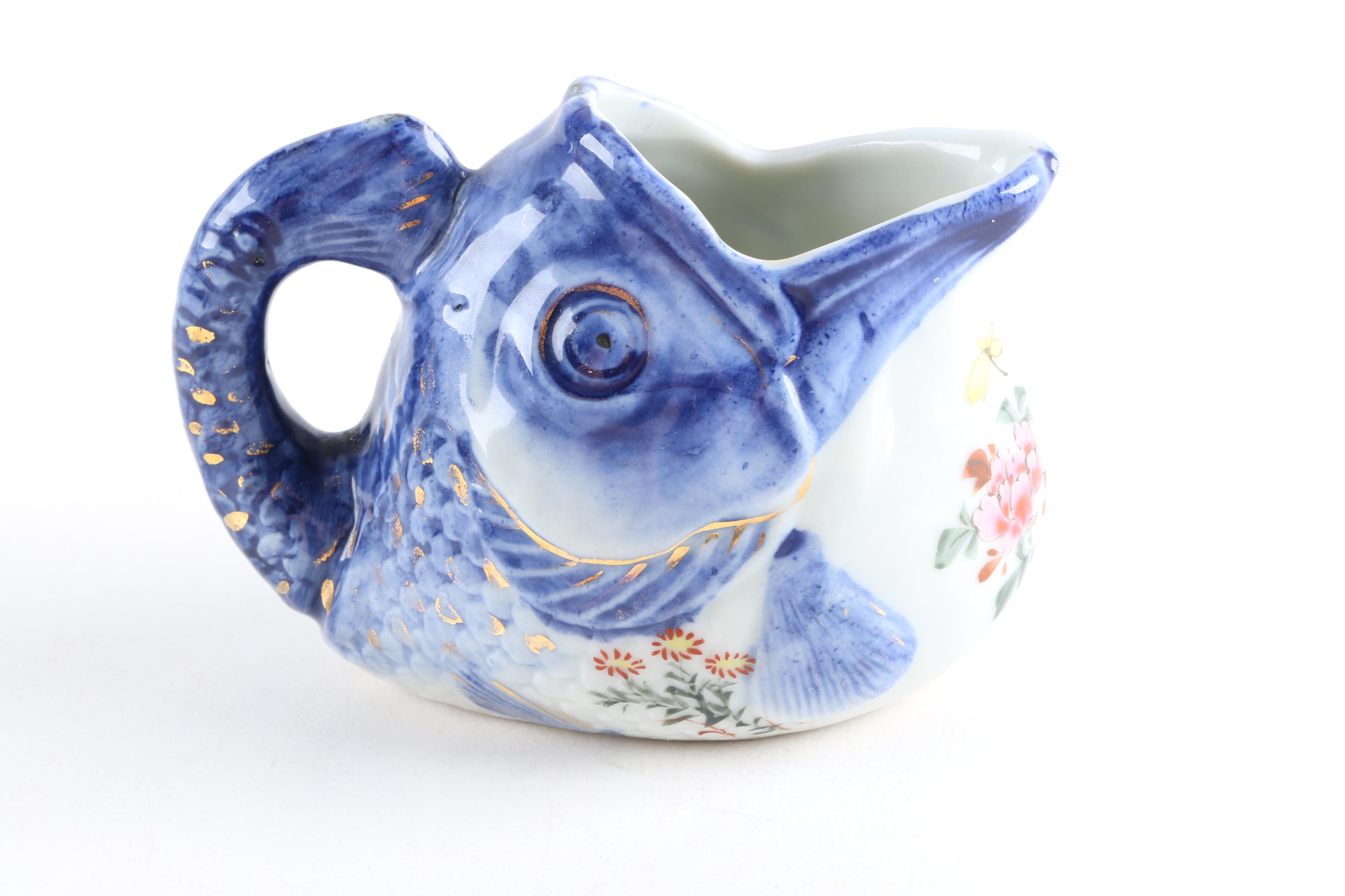 Vintage Blue and White Ceramic Tableware