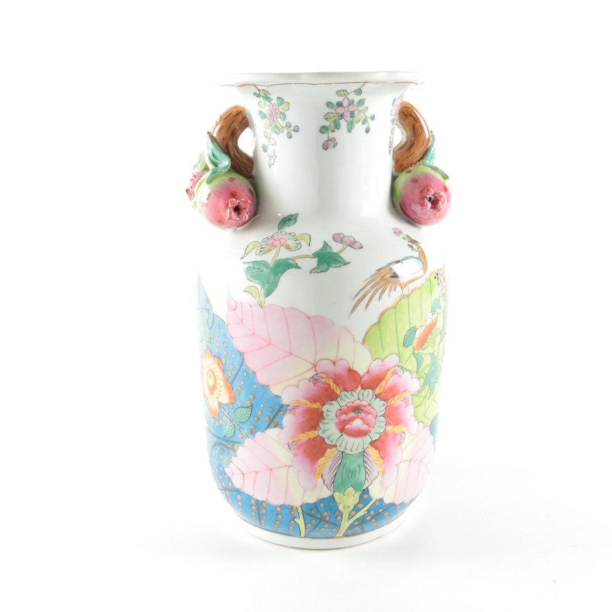 Chinese Hand-Painted Ceramic Vase