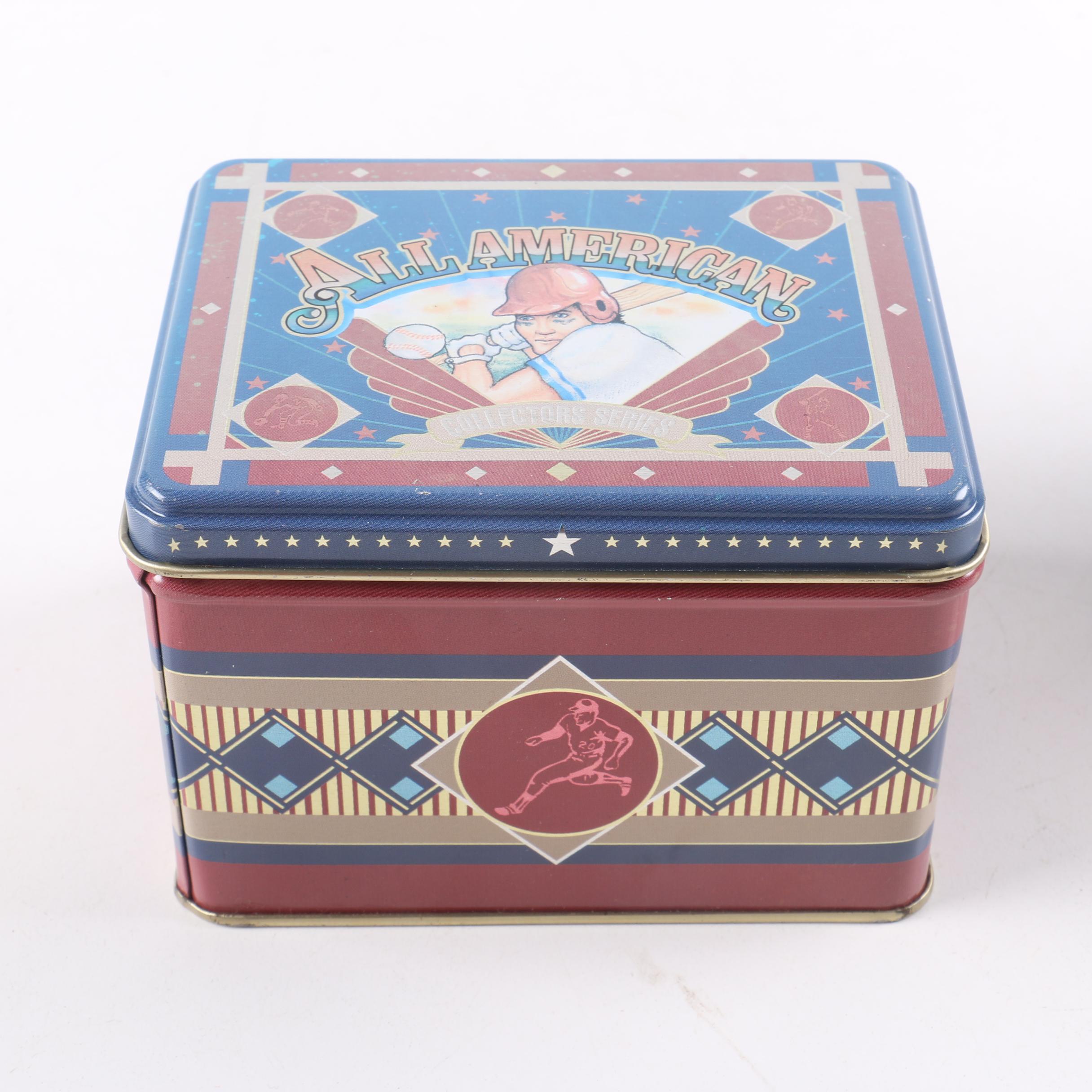 Assorted Tin Containers