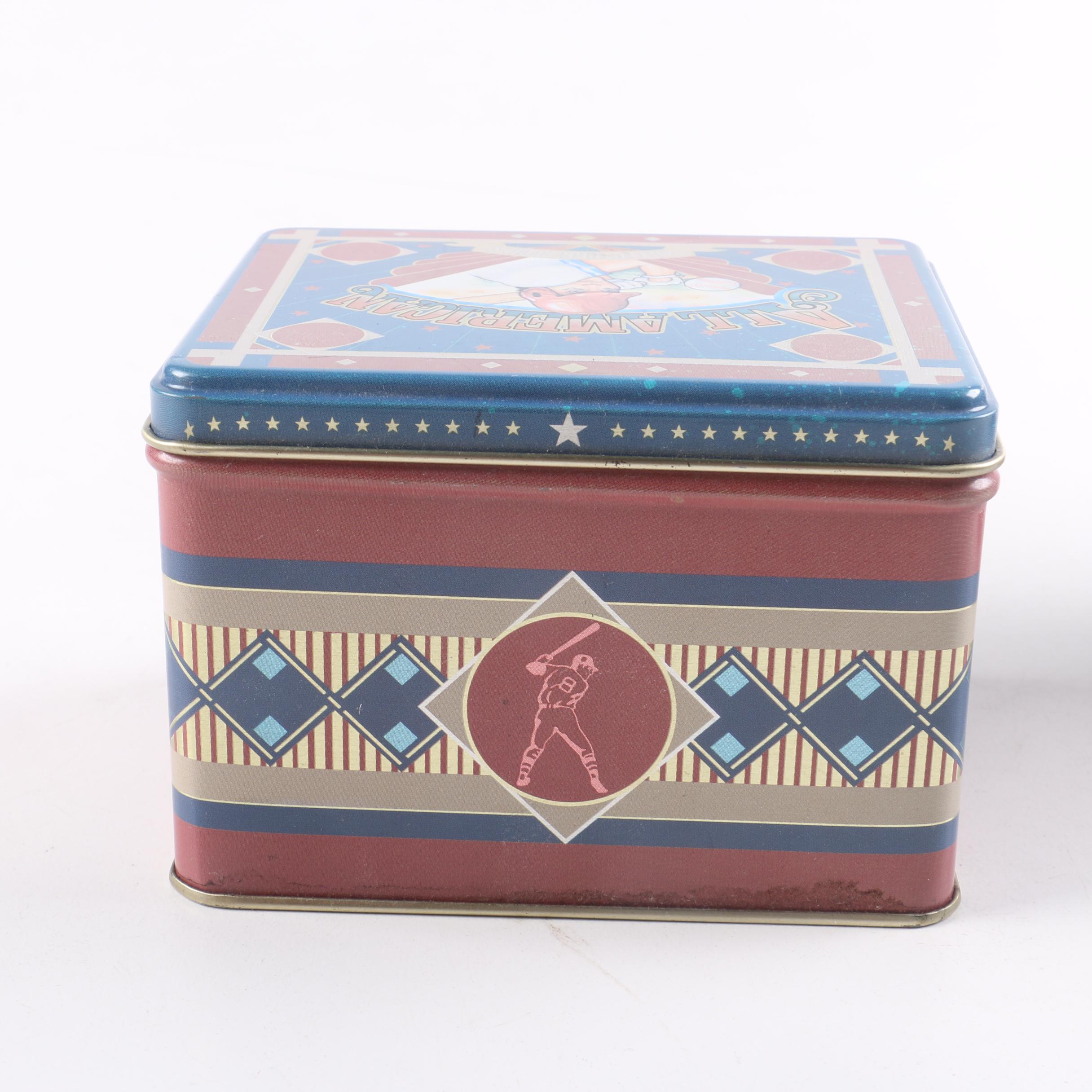 Assorted Tin Containers