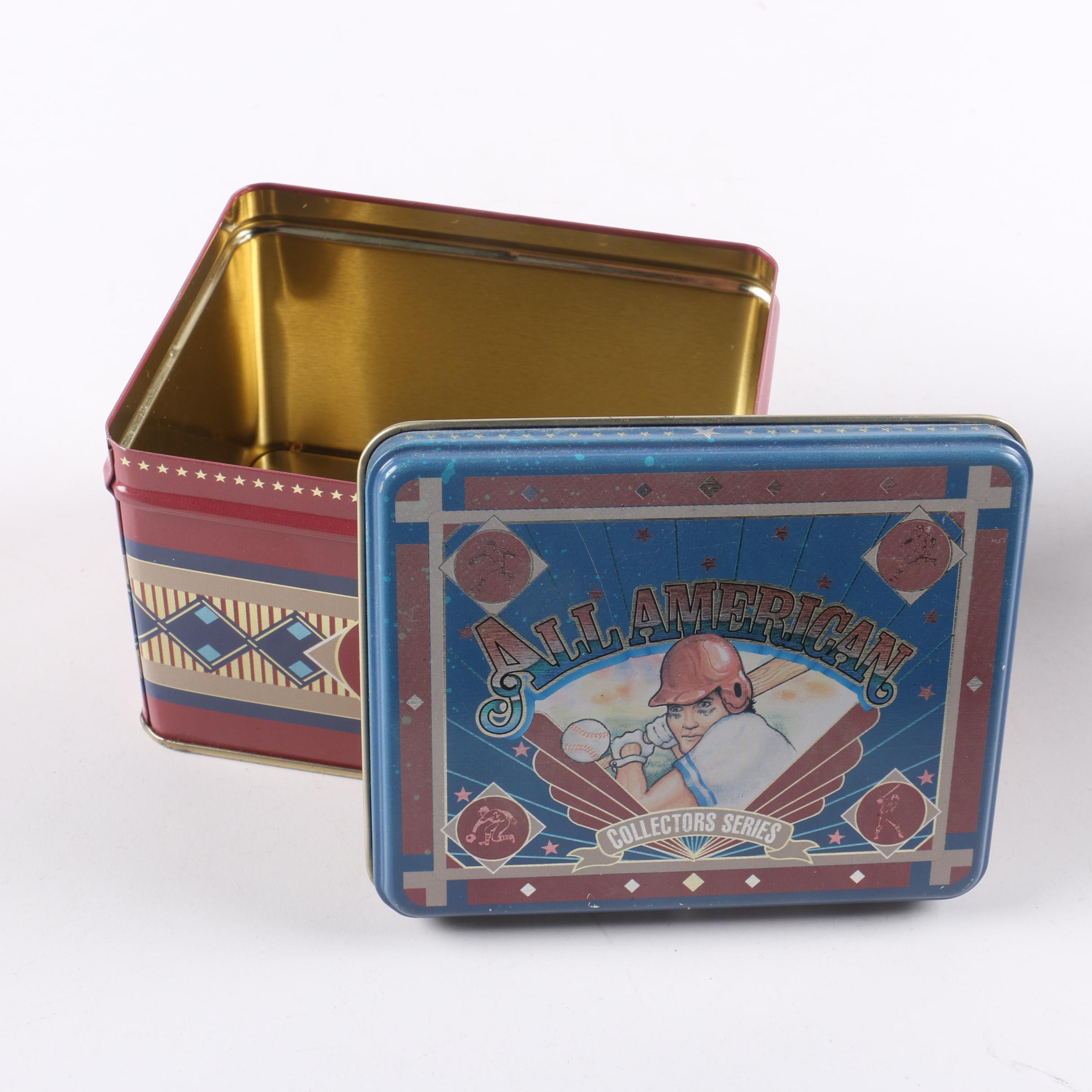 Assorted Tin Containers