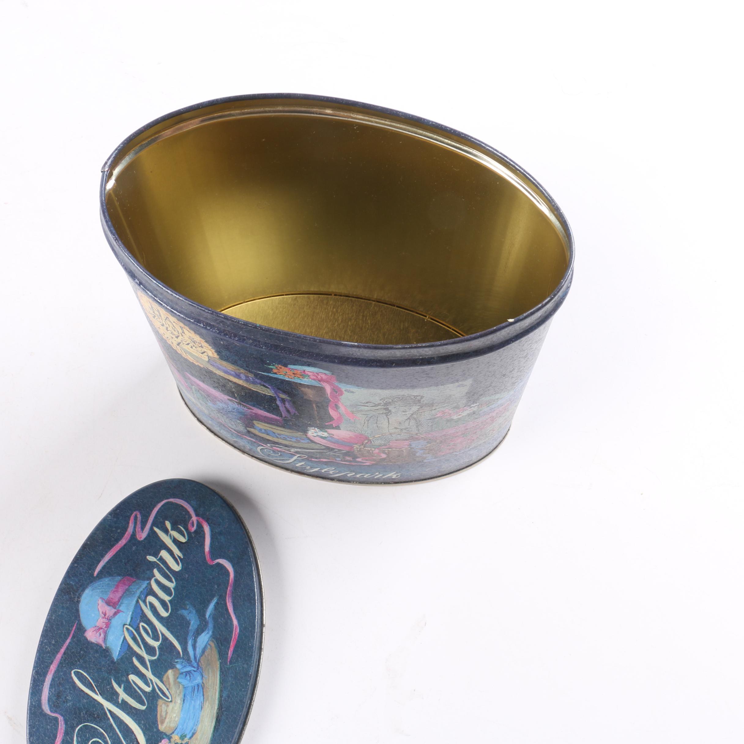 Assorted Tin Containers