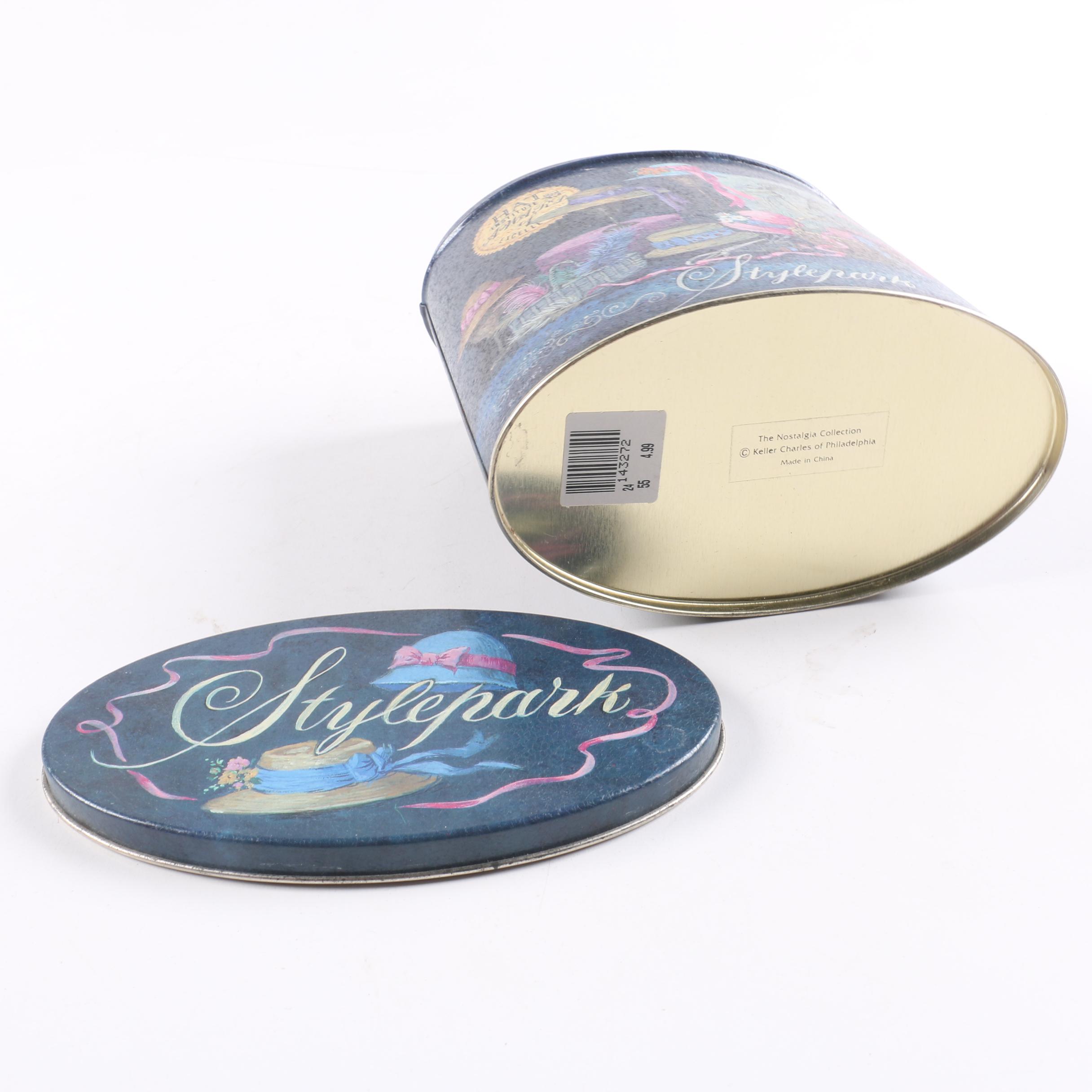 Assorted Tin Containers