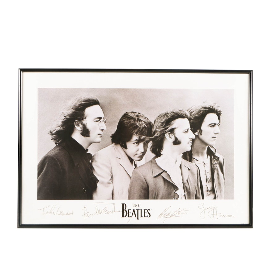 1991 Apple/Accent Editions Beatles Offset Lithograph Poster ACL 603