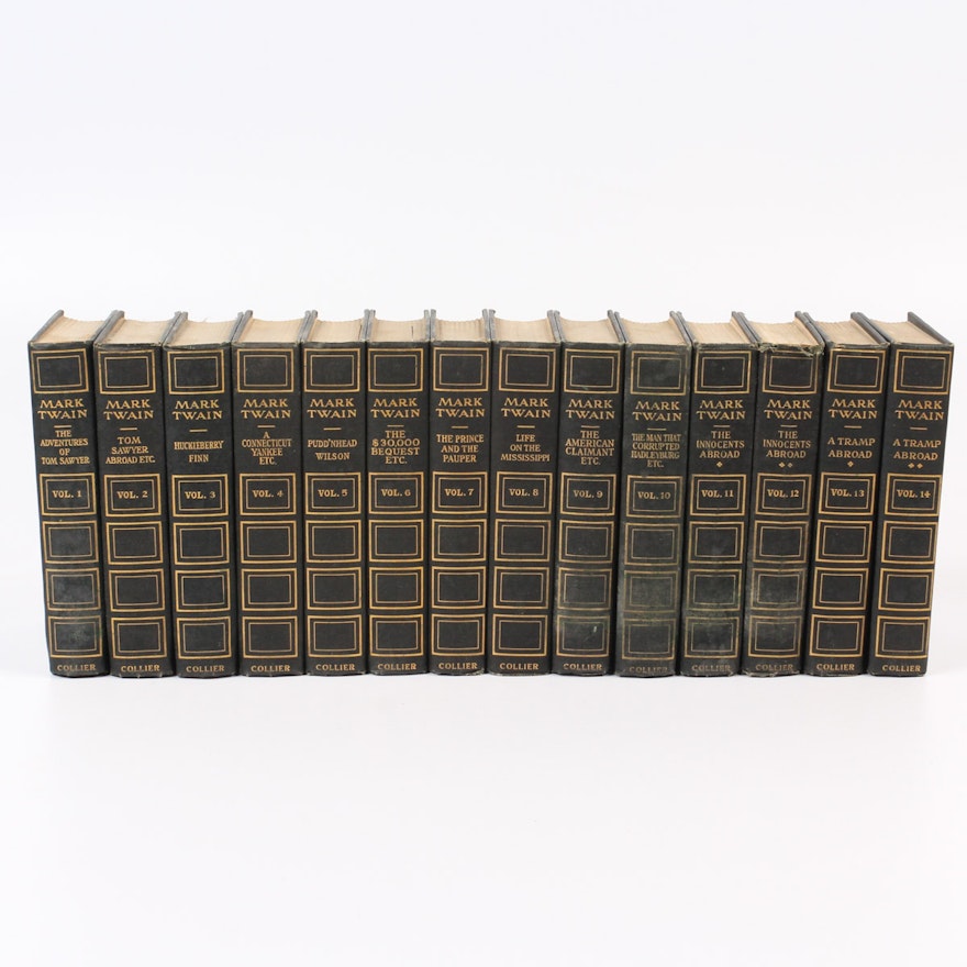 1918 Twenty-Five Volume "The Complete Works of Mark Twain"