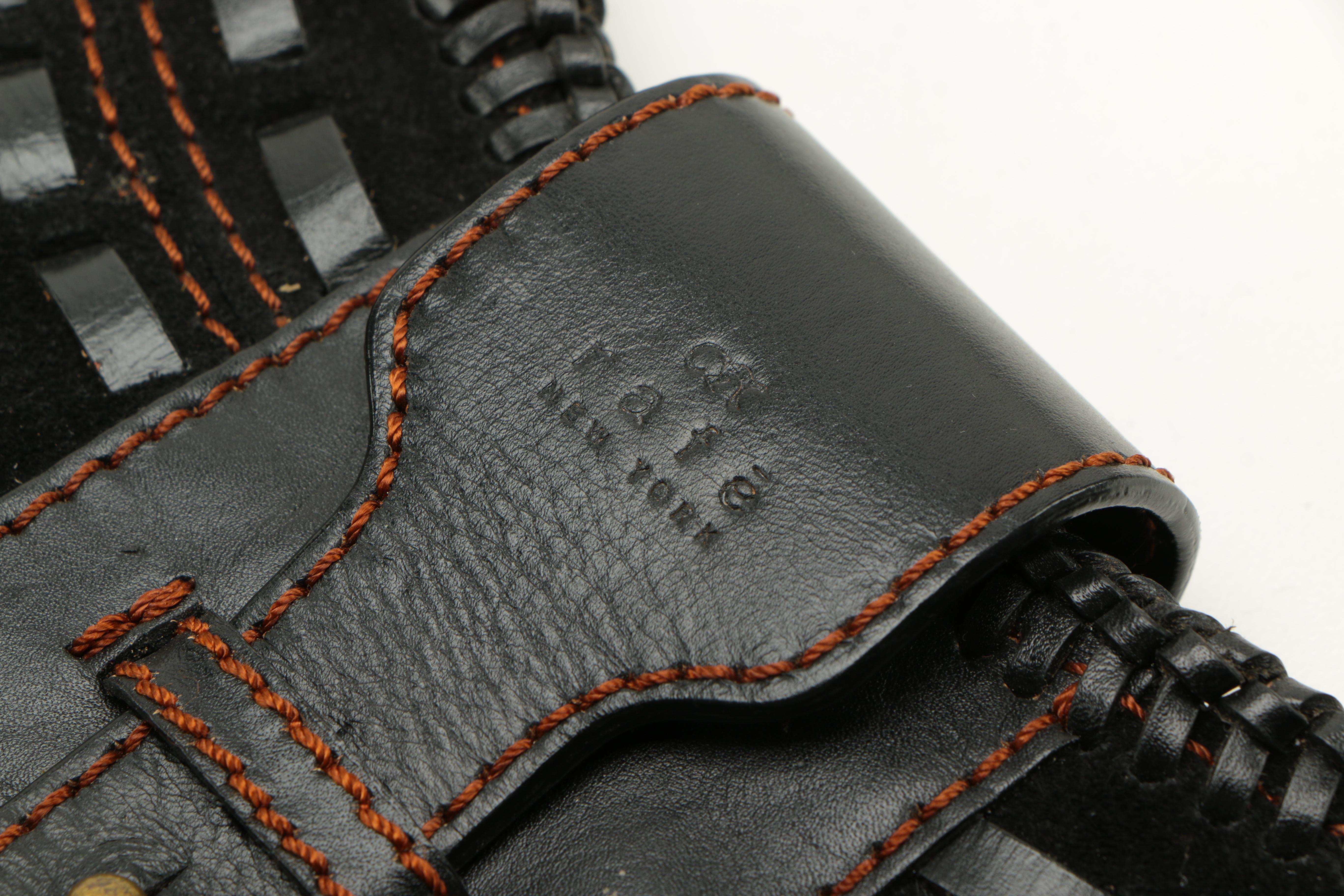 Rafe Black Suede Fringe Hobo Bag