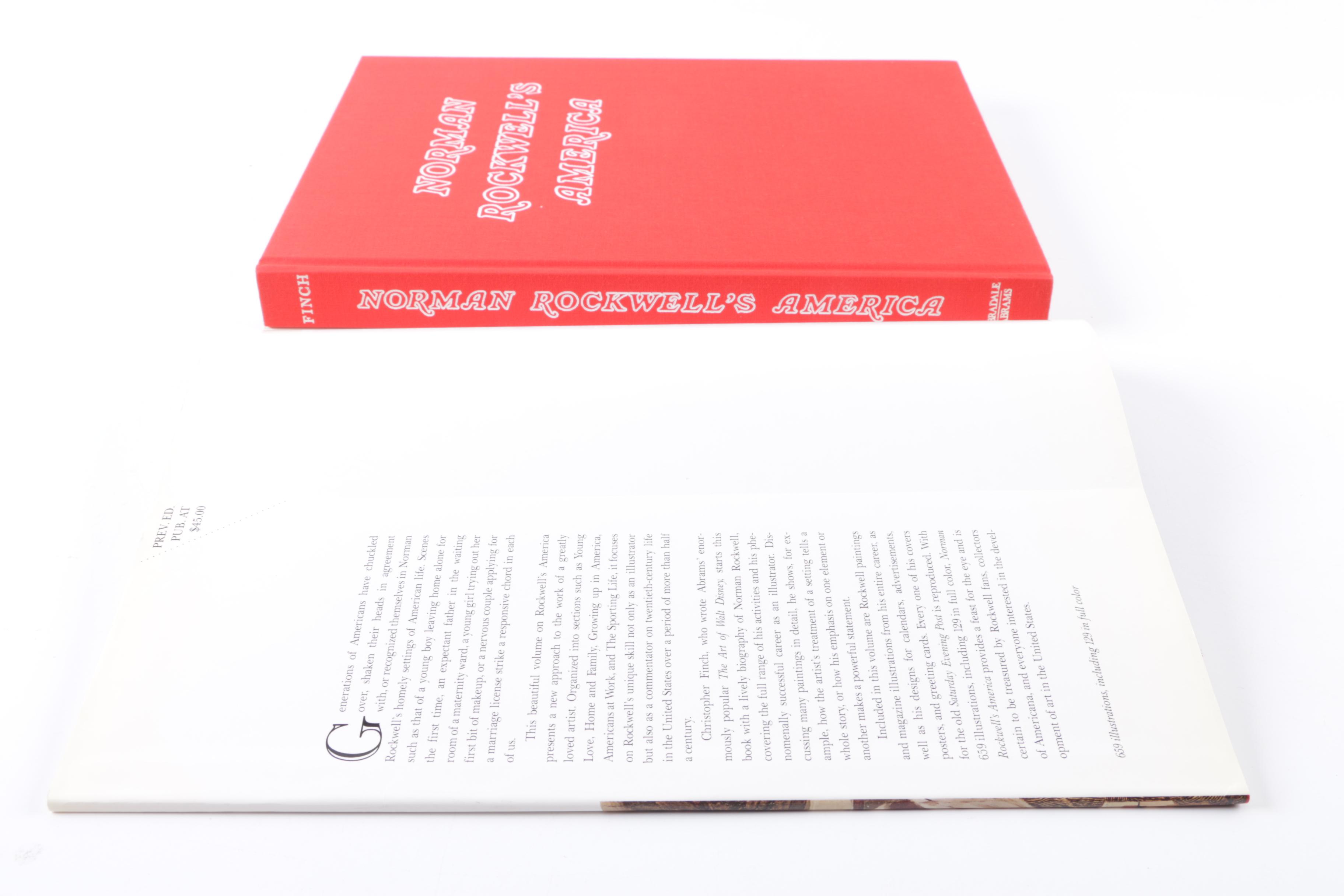 Books on Art Featuring Norman Rockwell, Walt Disney, and More