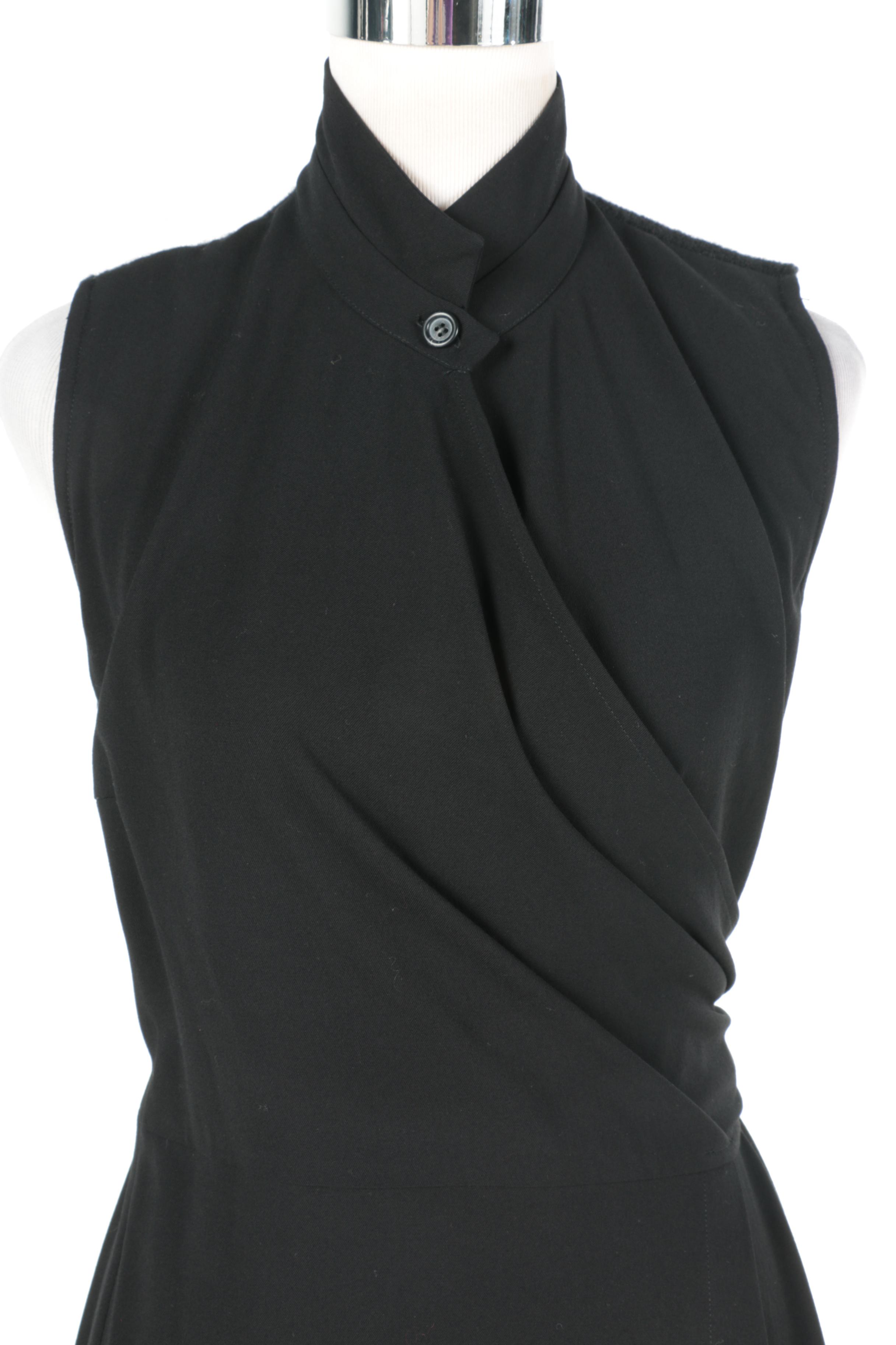 Dries Van Noten Wrap Dress and Fate Wrap Vest