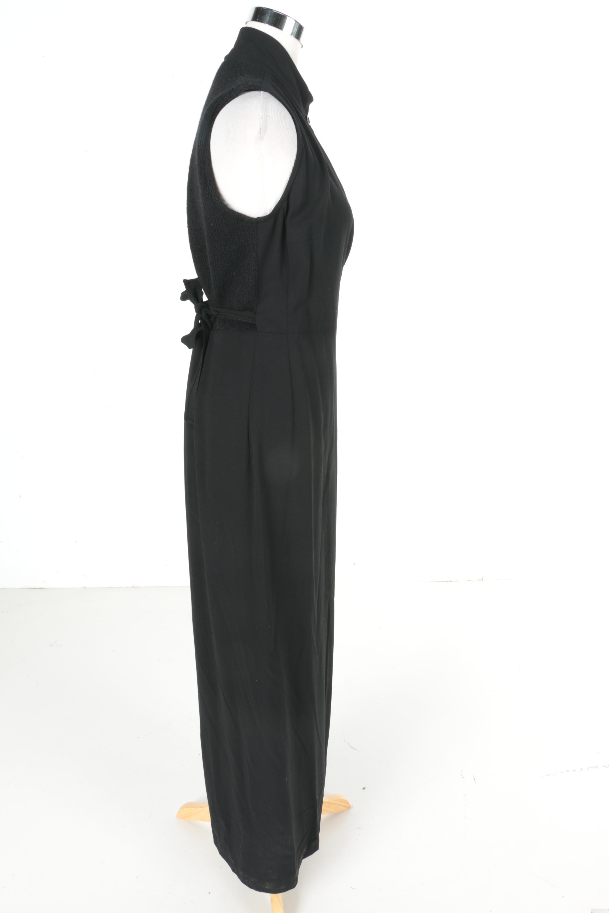 Dries Van Noten Wrap Dress and Fate Wrap Vest