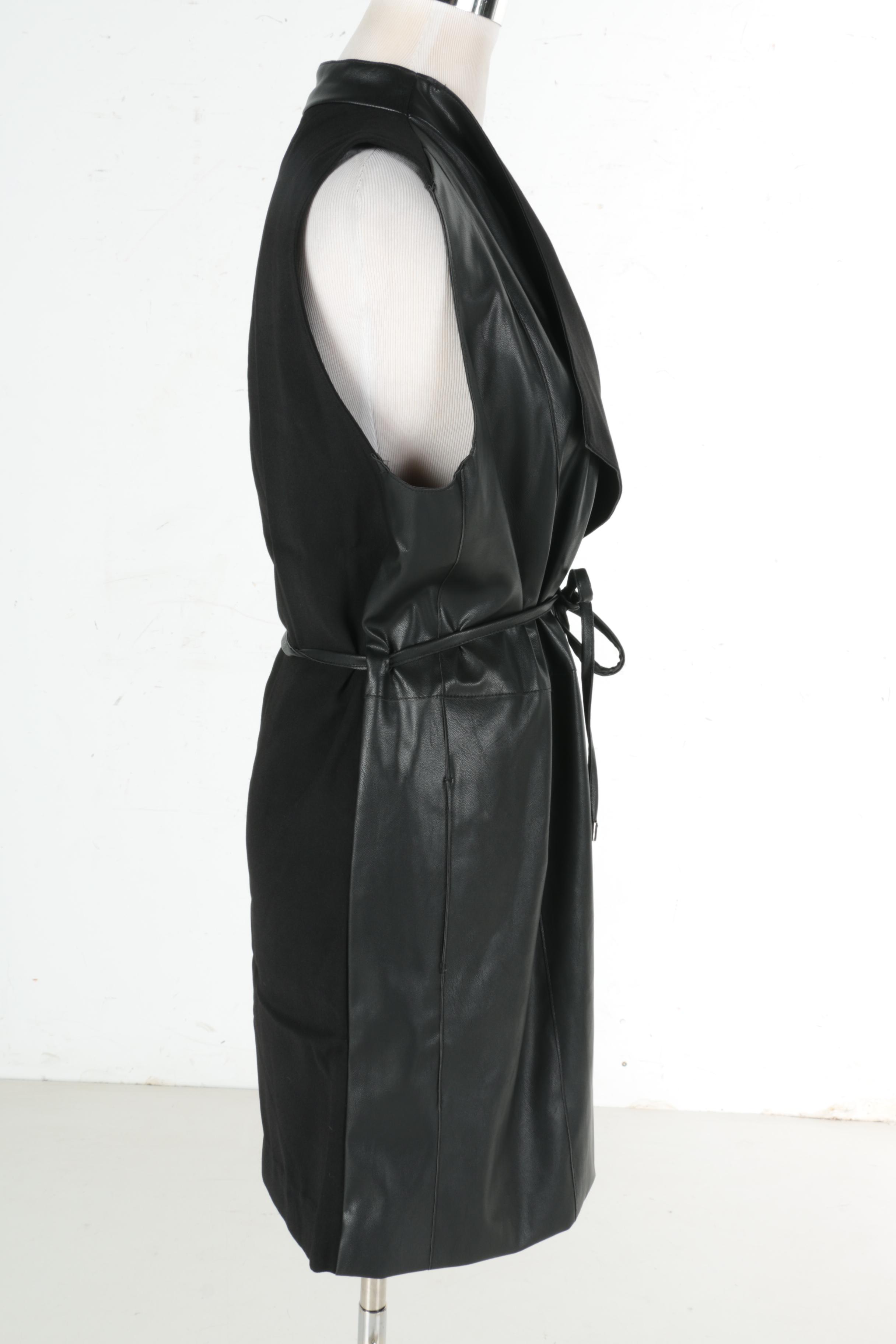Dries Van Noten Wrap Dress and Fate Wrap Vest