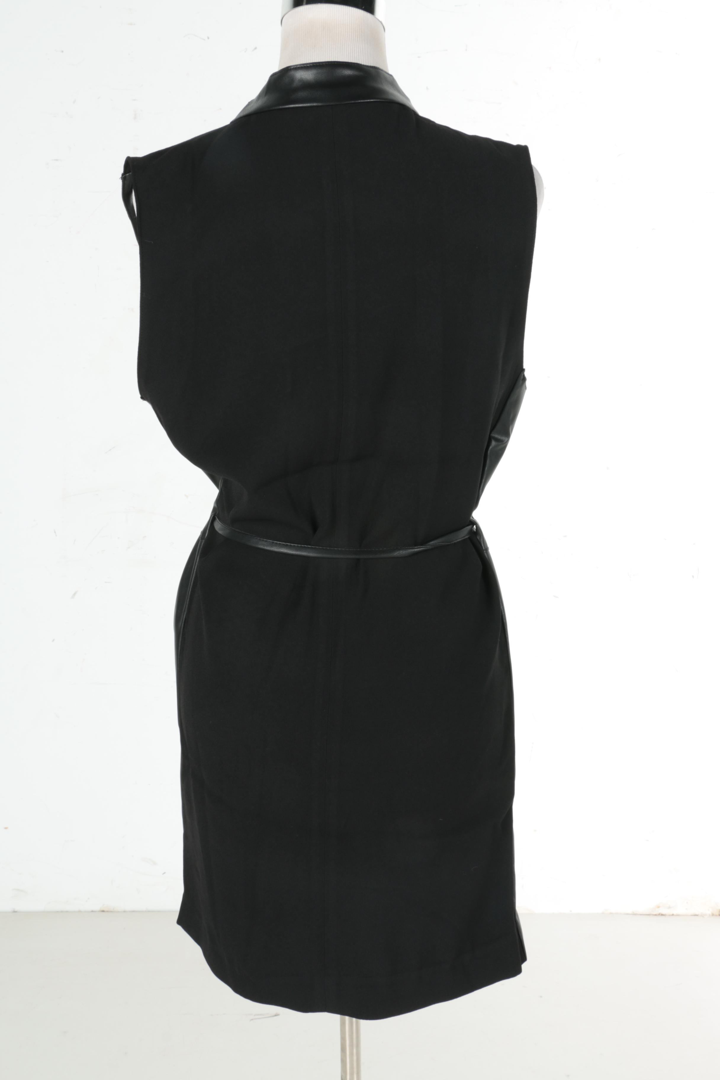 Dries Van Noten Wrap Dress and Fate Wrap Vest