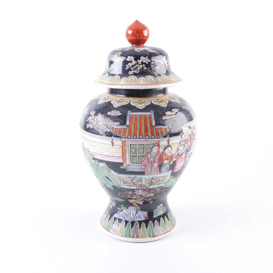 Chinese Ceramic Ginger Jar