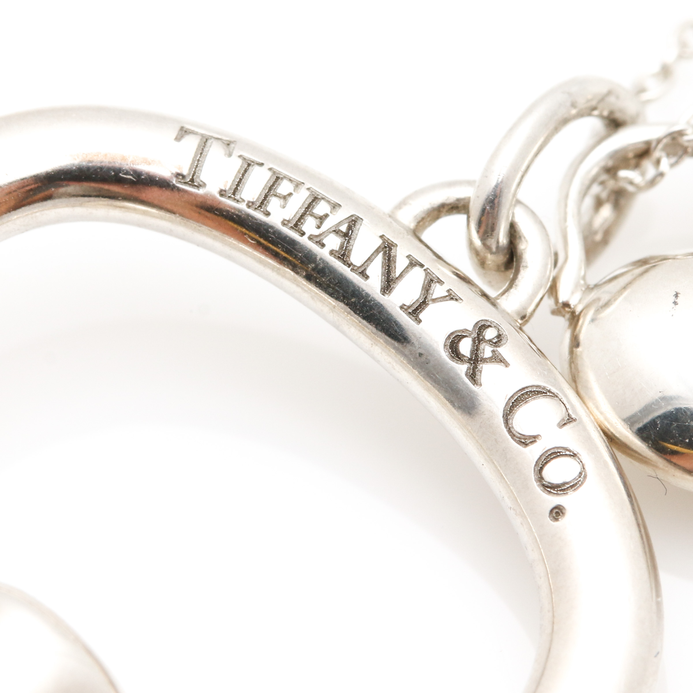 Tiffany & Co. Sterling Silver "Tiffany Keys" Key Pendant Necklace