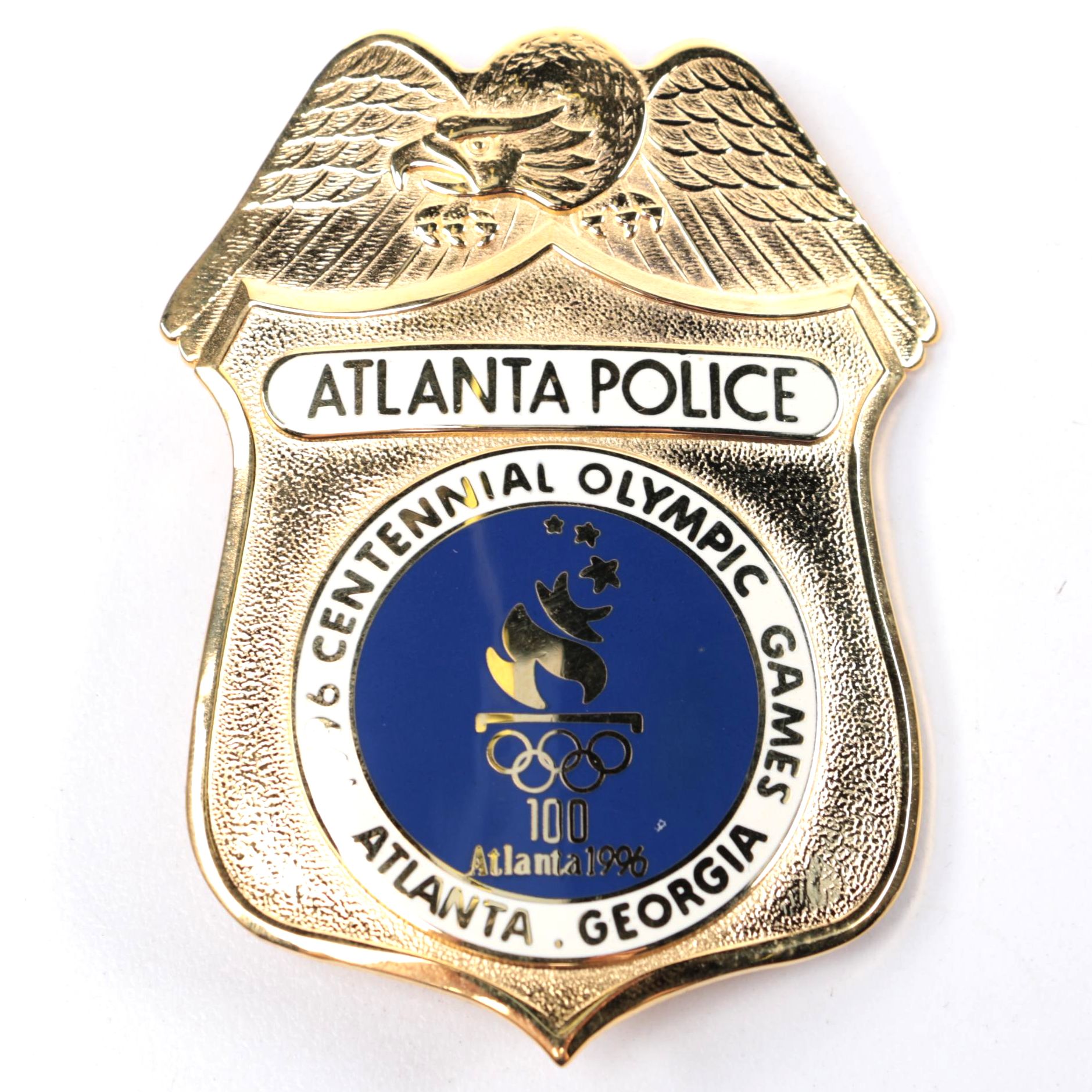 1996 Atlanta Police Summer Olympics Badge