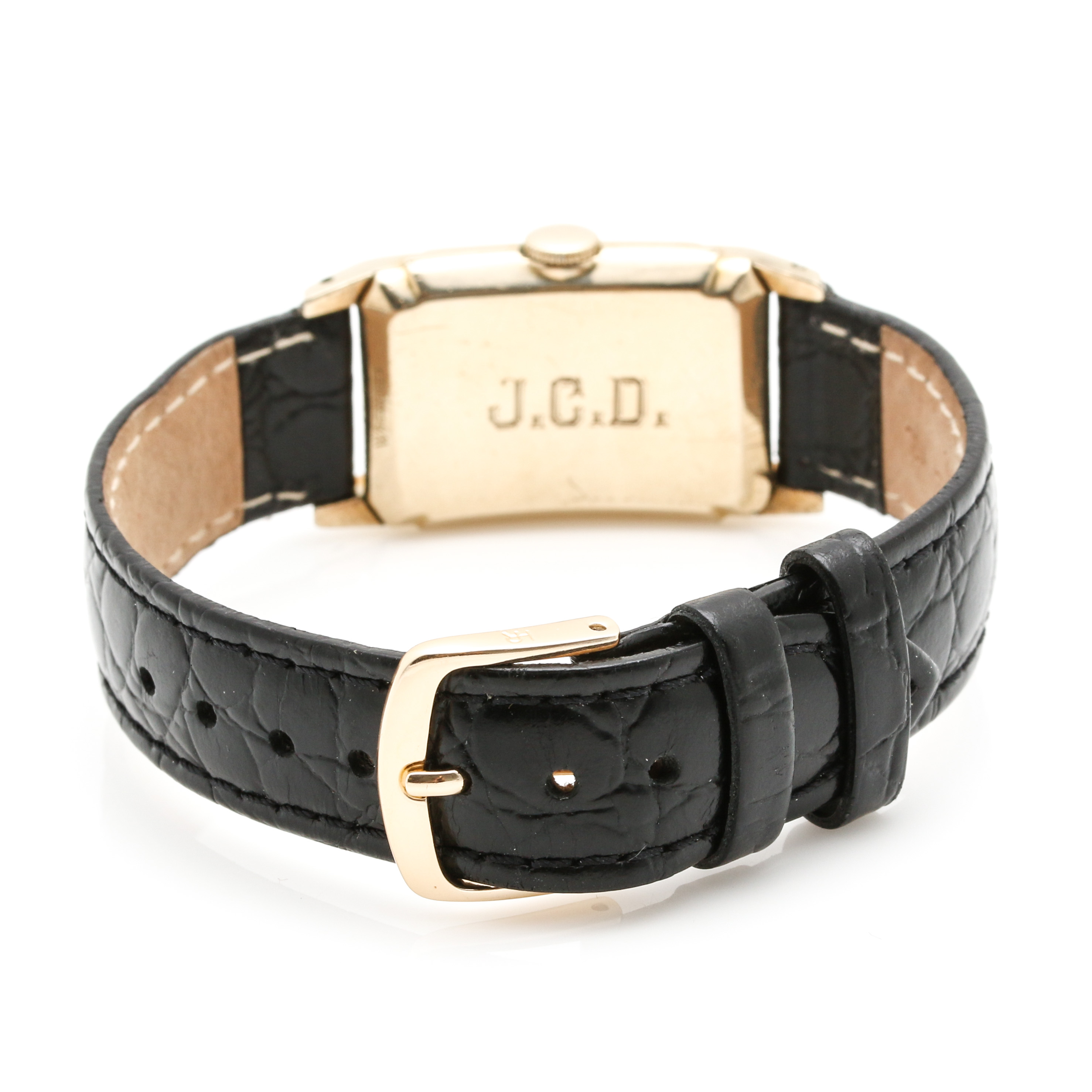 Circa 1937 Hamilton 14K Gold Filled Doctor's Duo-Dial Watch