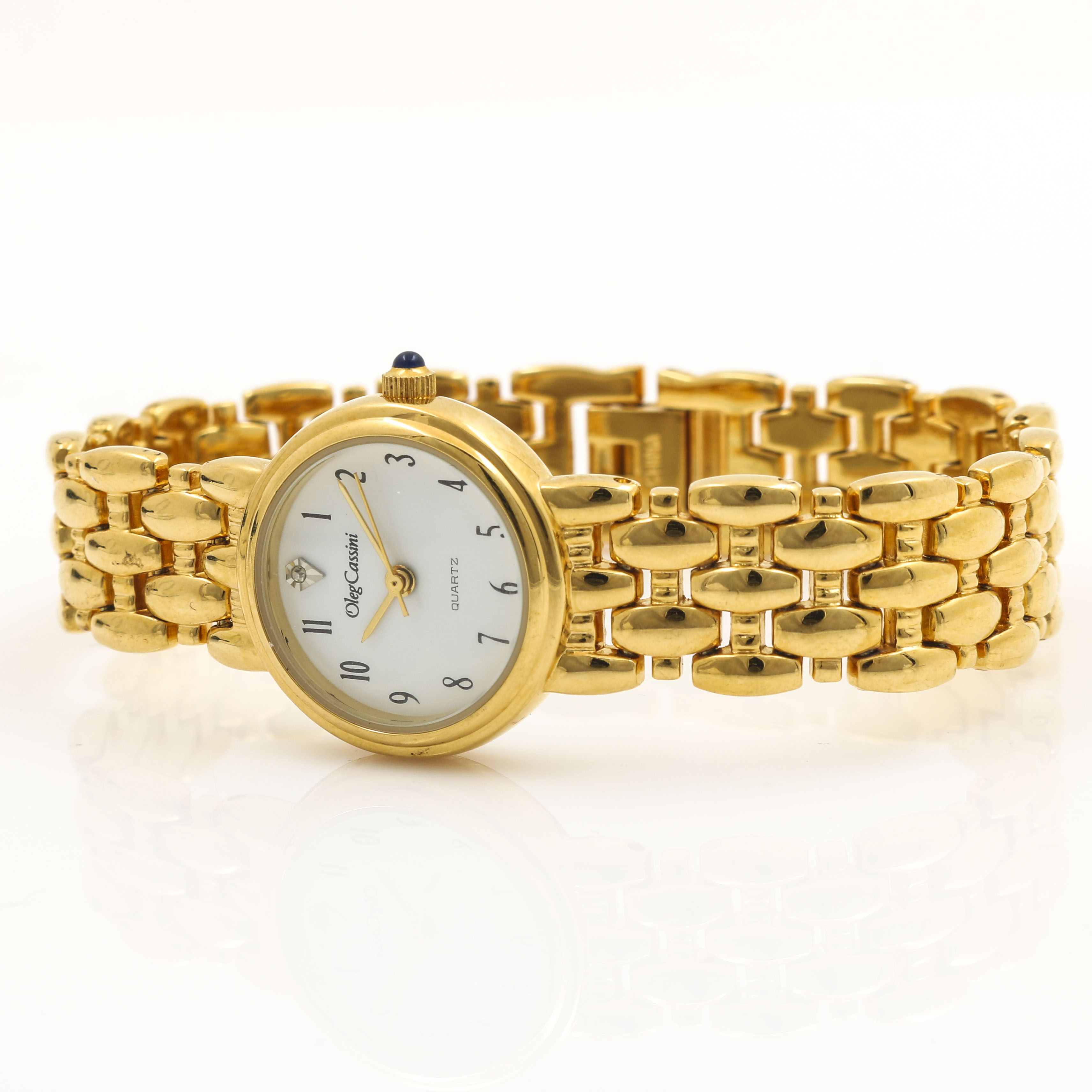 Oleg Cassini Diamond Quartz Watch