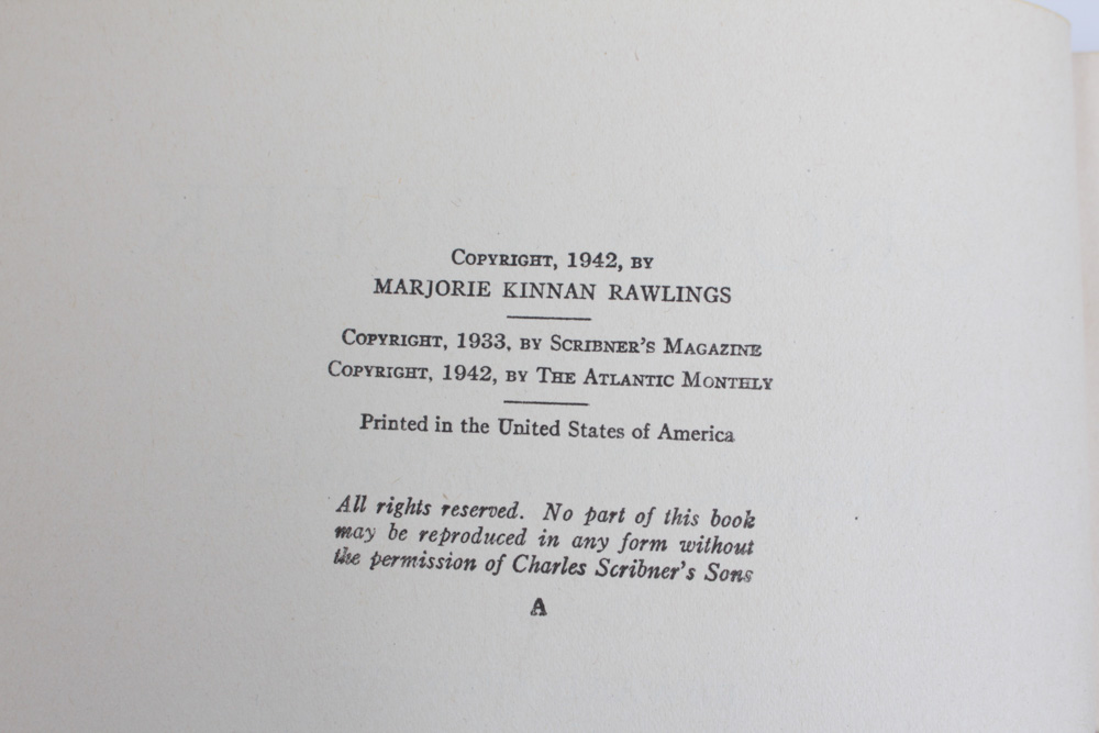 "The Yearling" and "Cross Creek" by Marjorie Kinnan Rawlings
