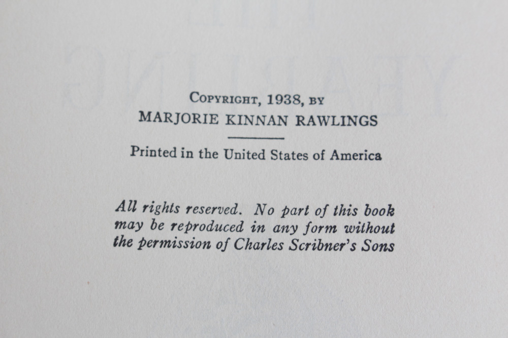 "The Yearling" and "Cross Creek" by Marjorie Kinnan Rawlings
