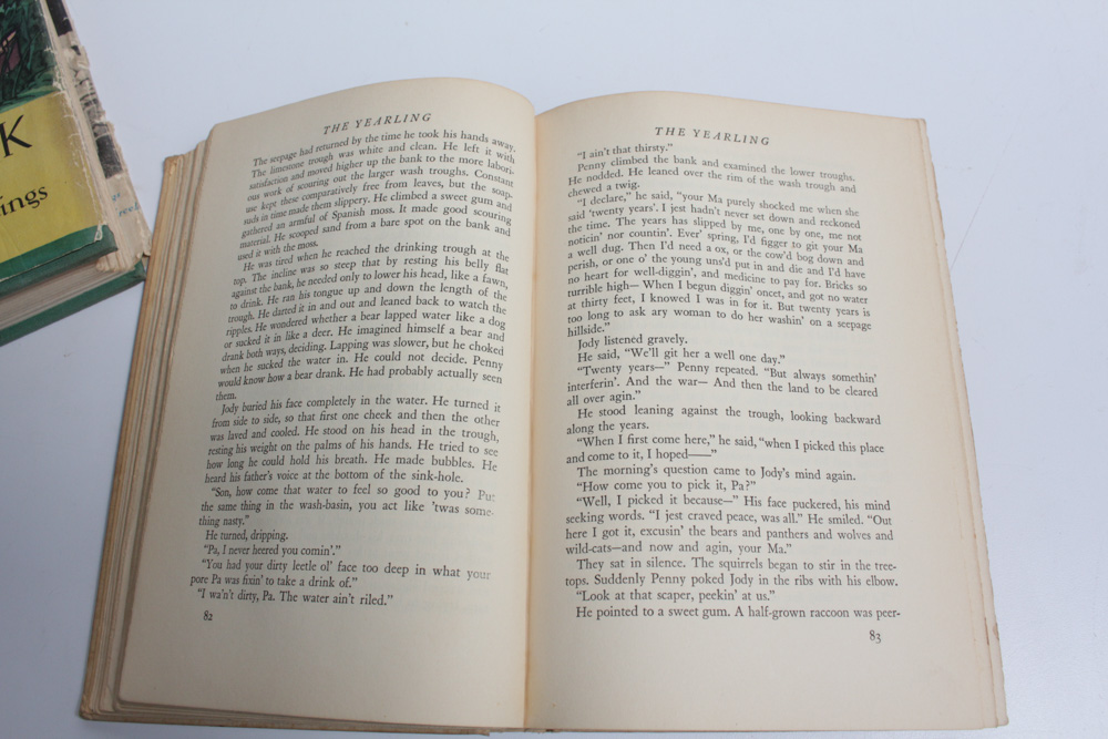 "The Yearling" and "Cross Creek" by Marjorie Kinnan Rawlings