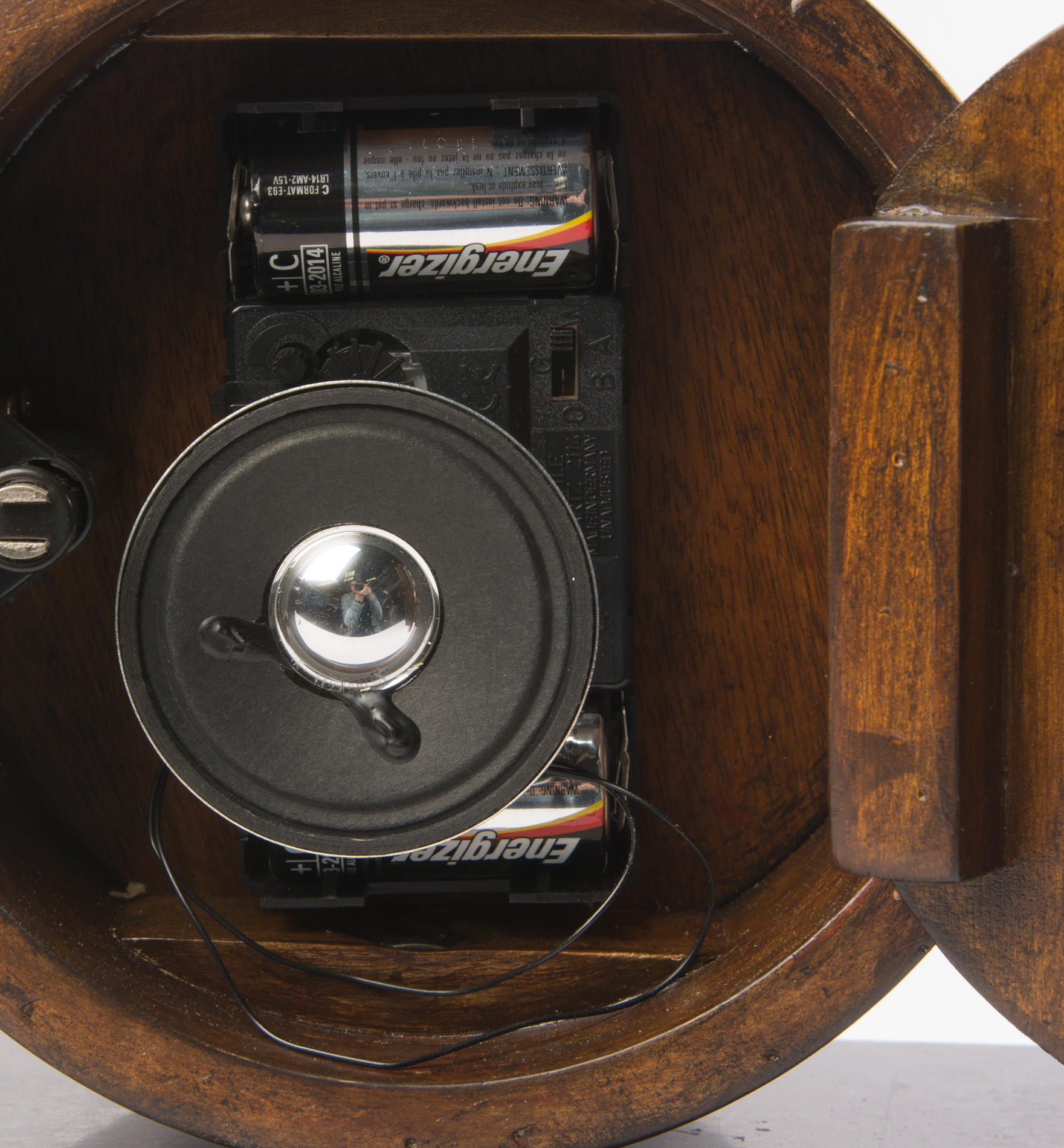 Maitland-Smith Bull and Bear Desk Clock