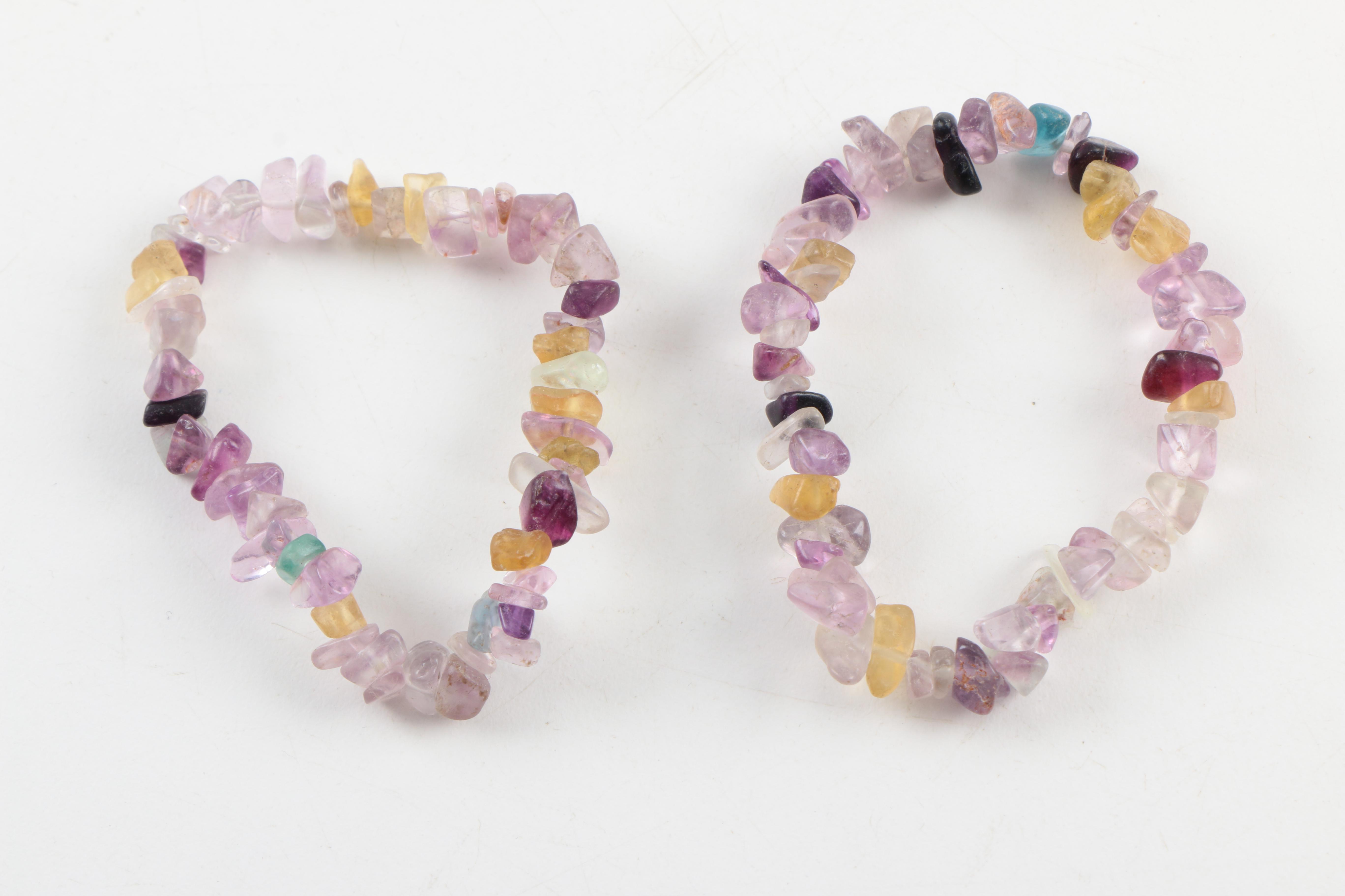 Assortment of Stone Bracelets
