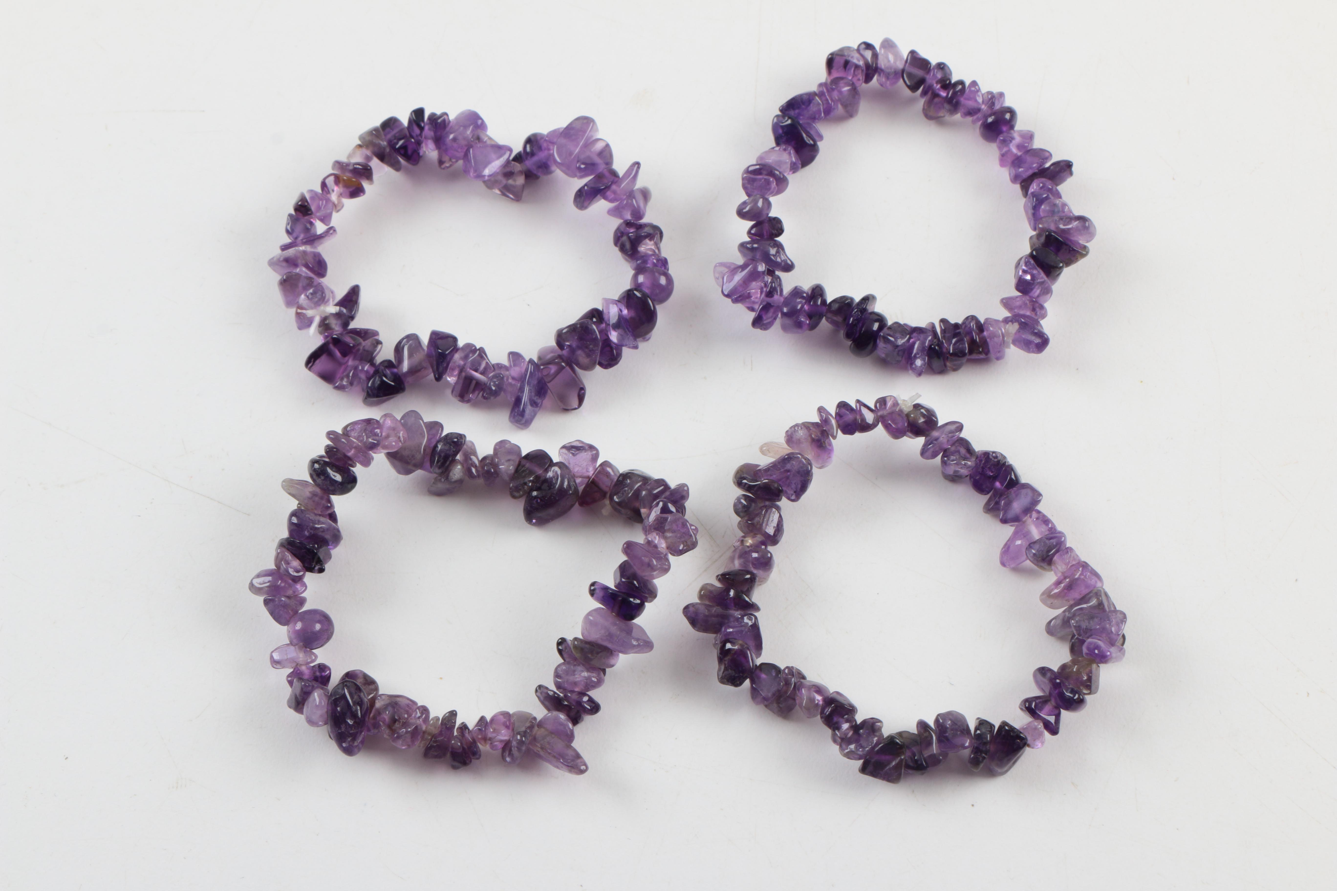 Assortment of Stone Bracelets